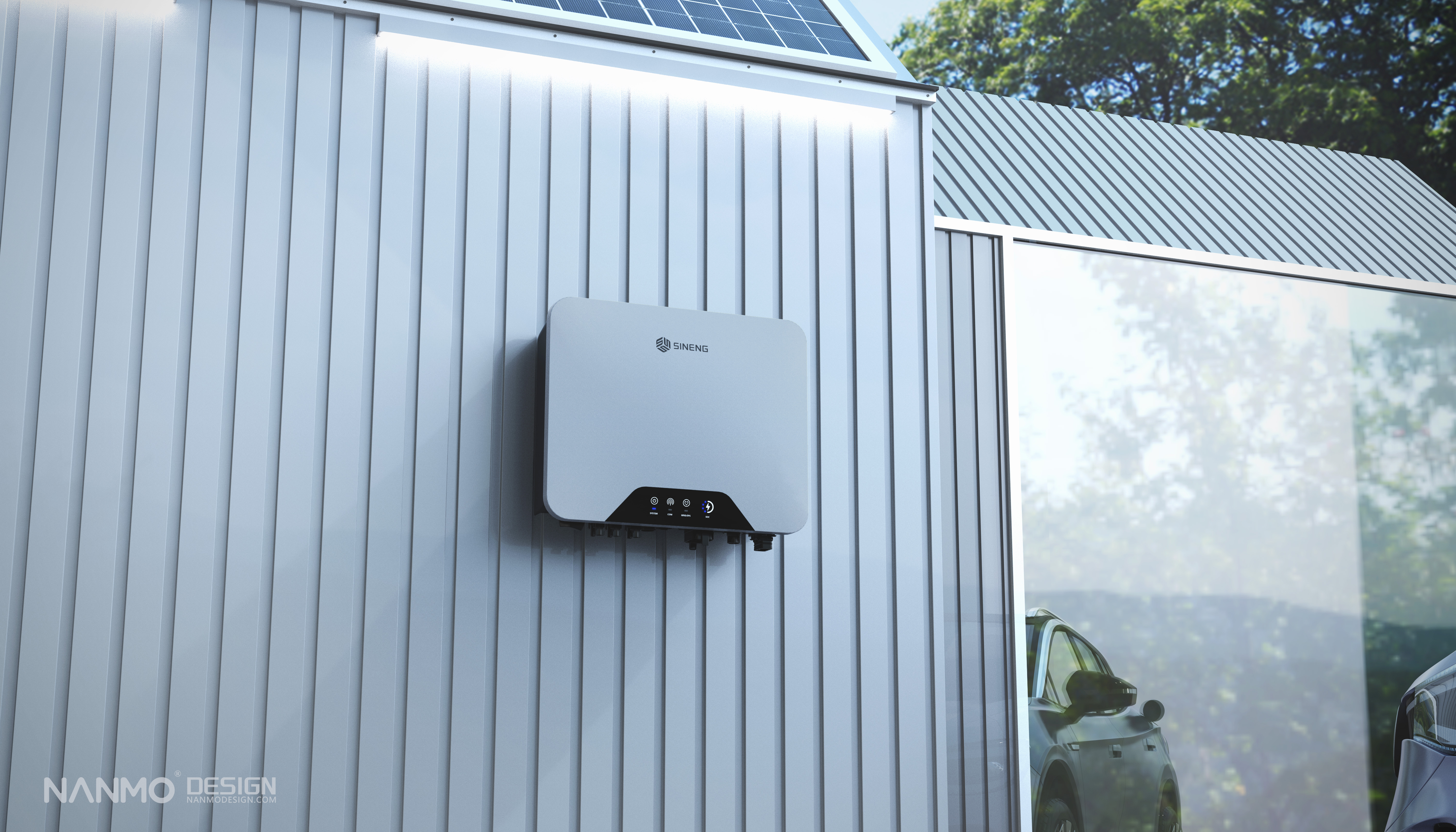 industrial design，Photovoltaic inverter，Intelligent technology，Serial design，