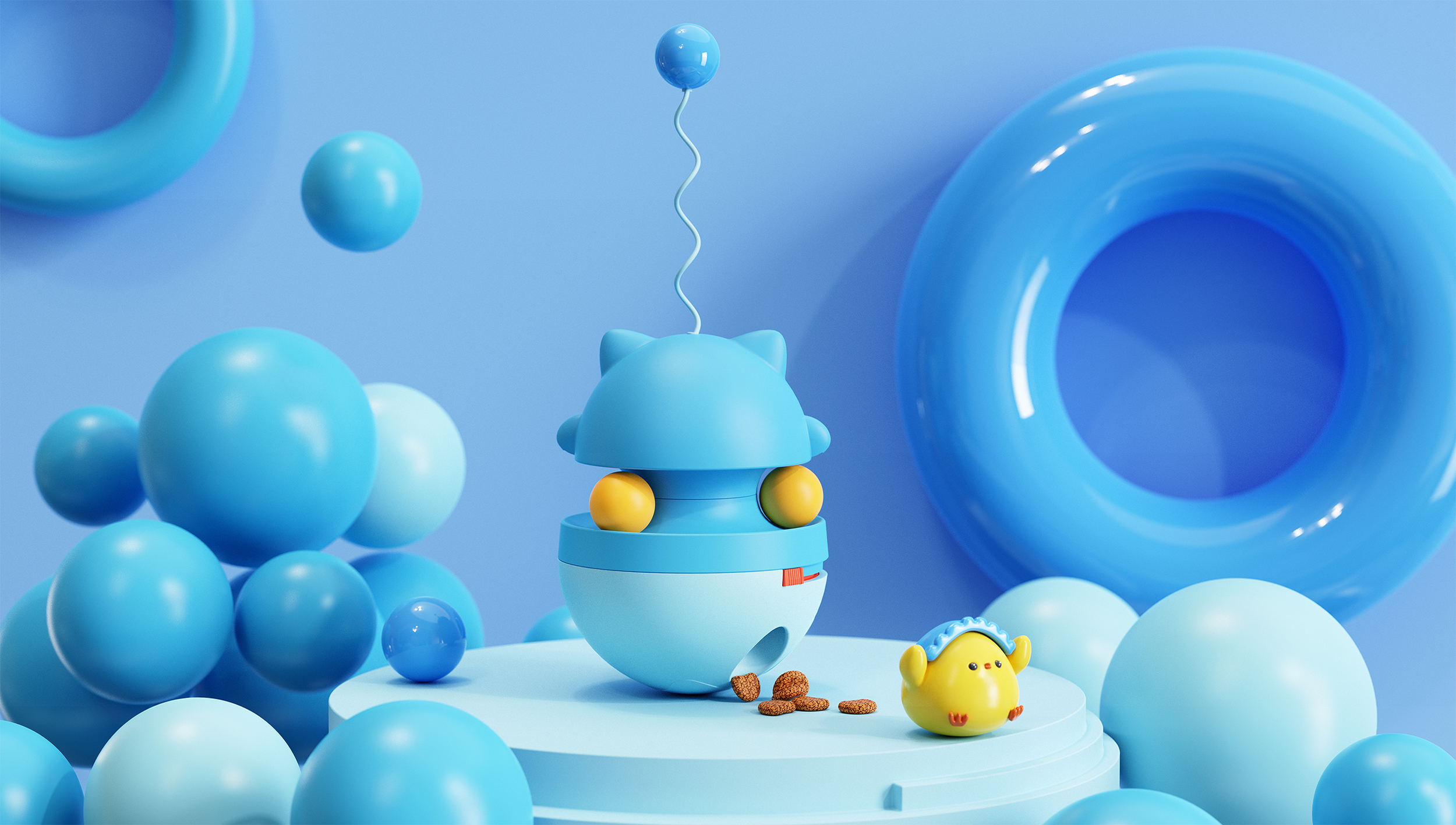 Cat toys，Pet Supplies & Pet，Tumbler，Leaky ball，