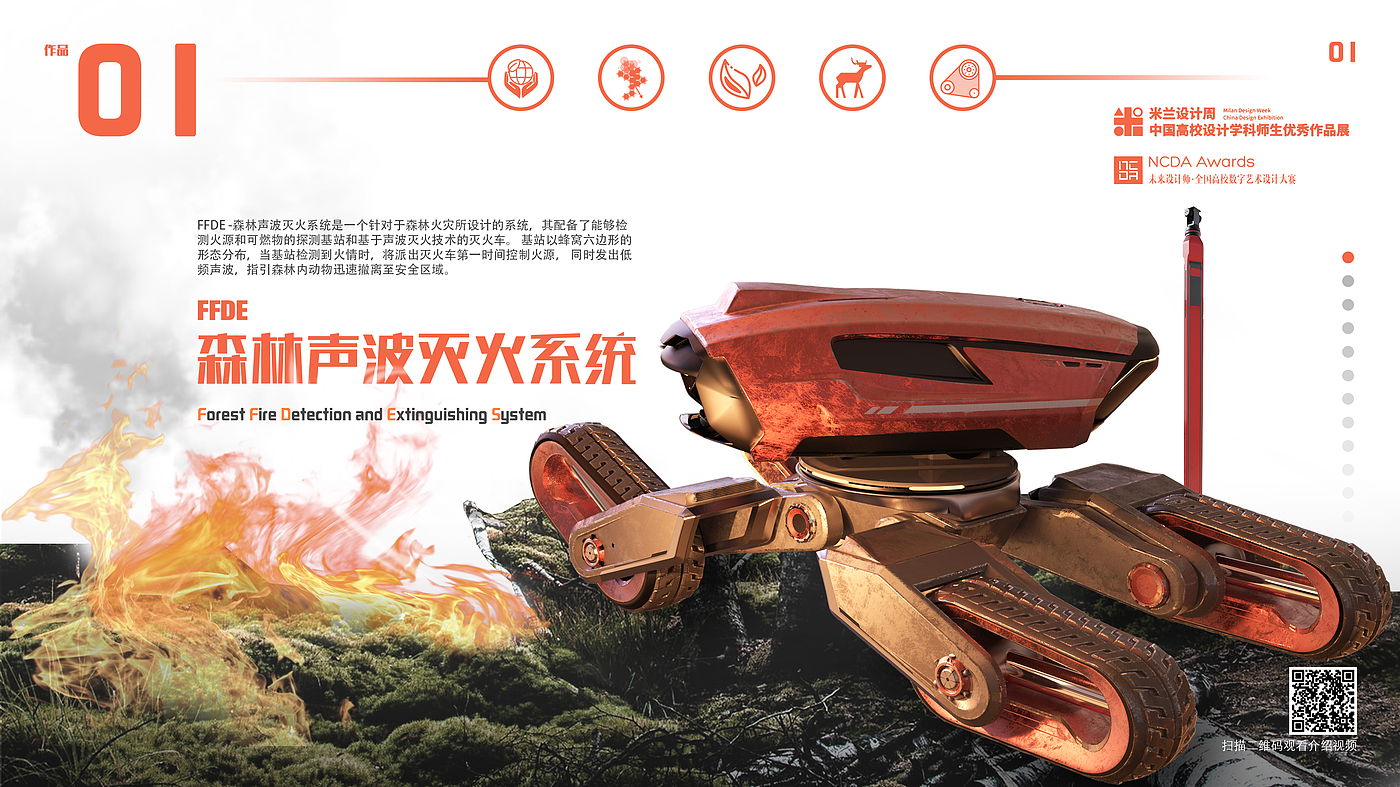 Fire fighting equipment，Forest Fire Fighting，Sound wave fire extinguishing，system design，