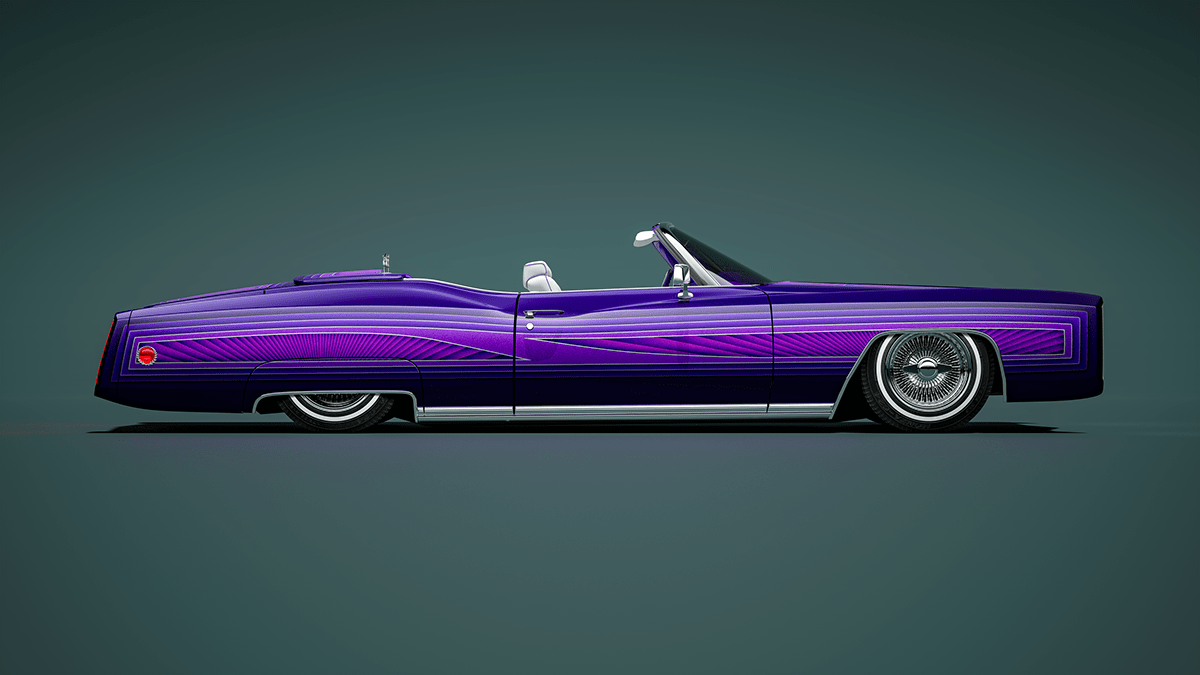Cadillac，Vintage car，Render，