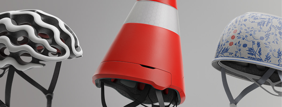 Helmet，Bicycle，Warning，security，