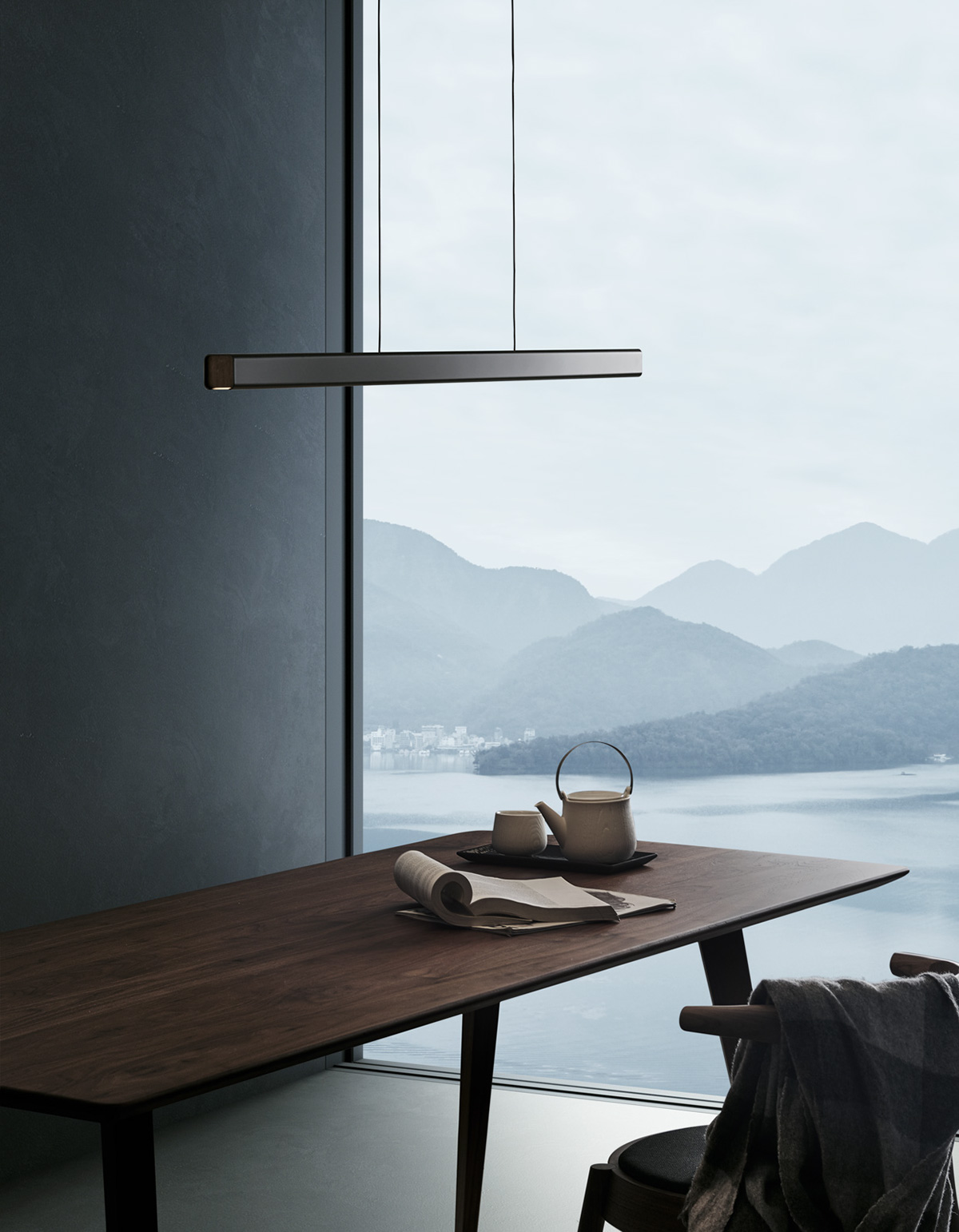 Bedside lamp，Warm light，Metal，geometry，