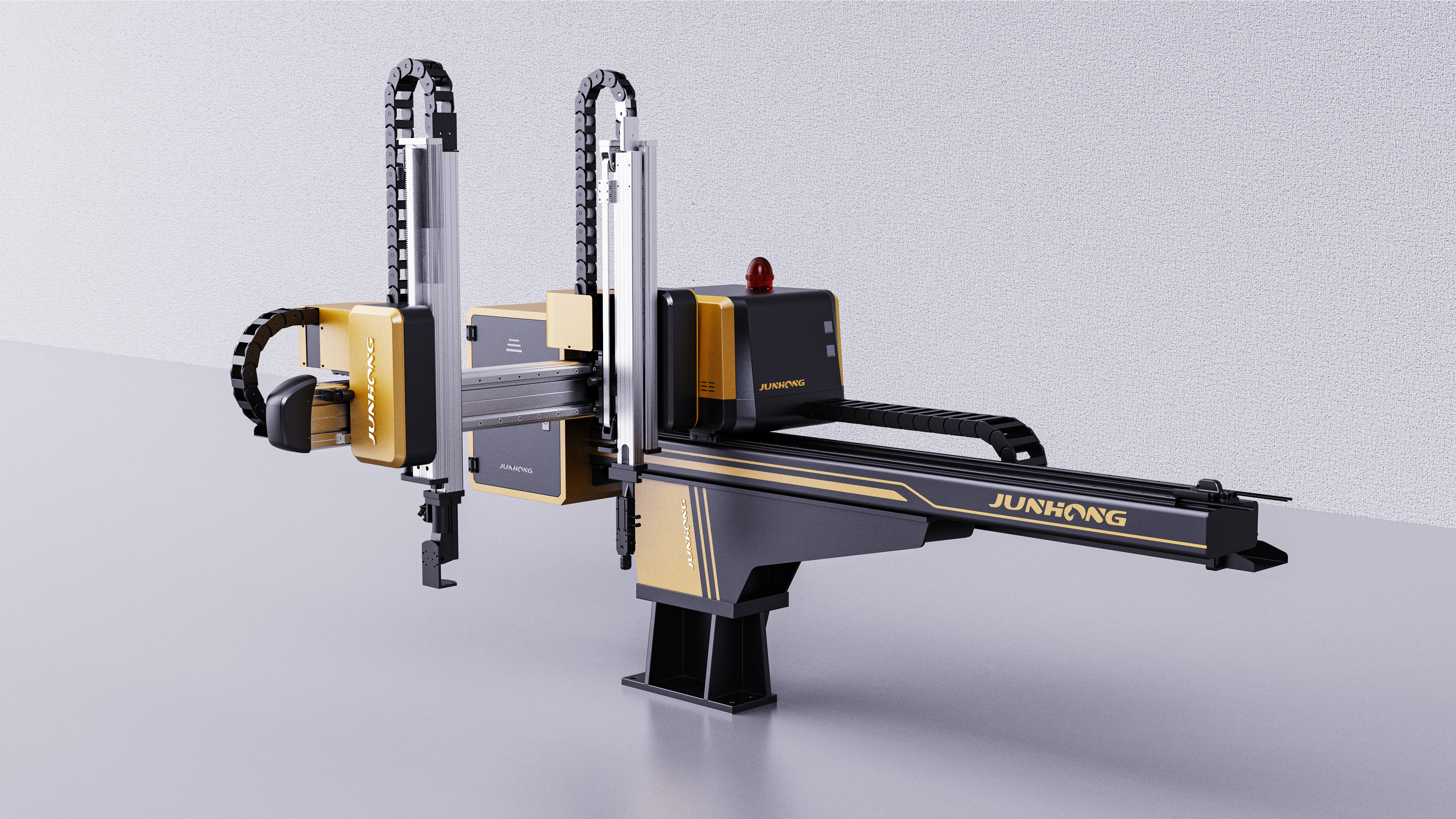 injection molding machine，Mechanical arm，steady，