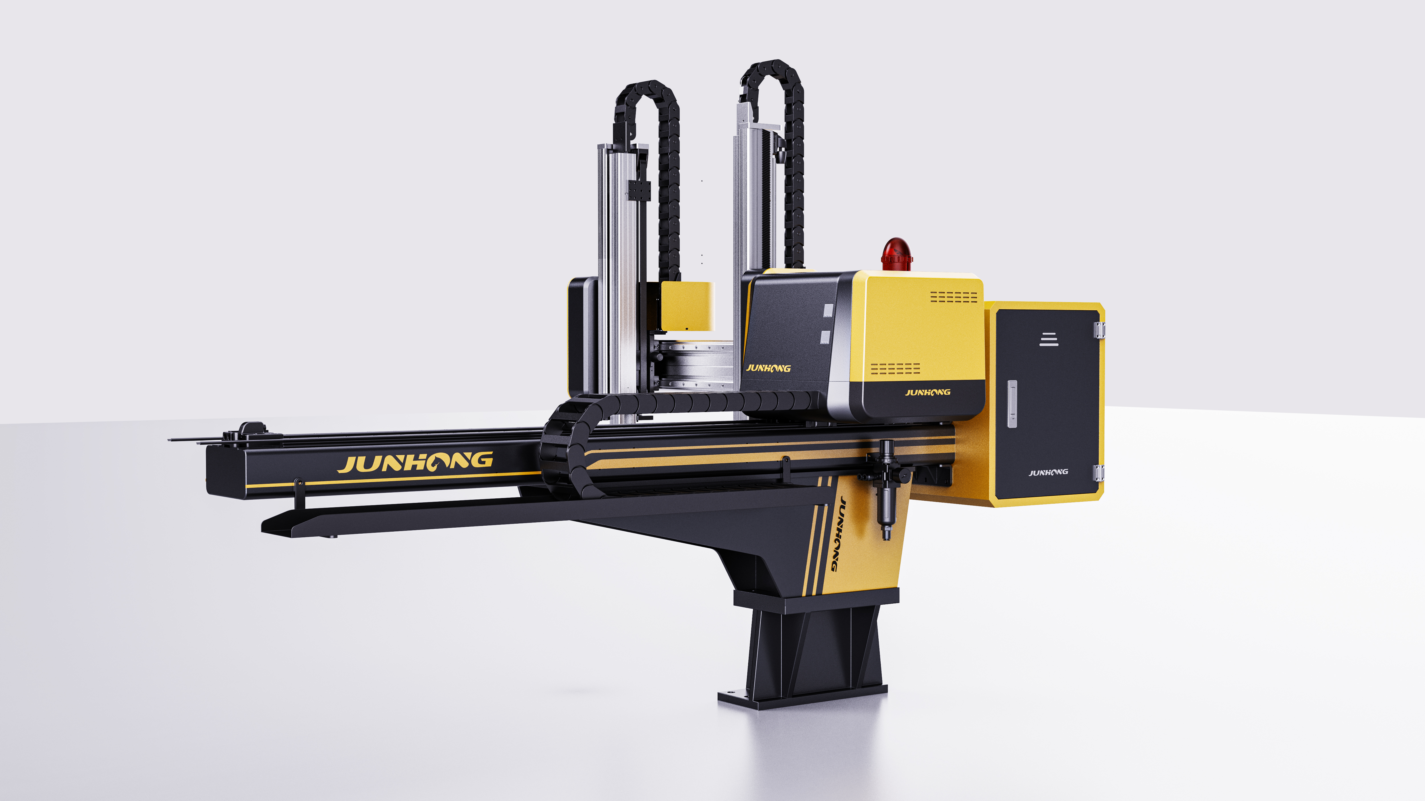 injection molding machine，Mechanical arm，steady，