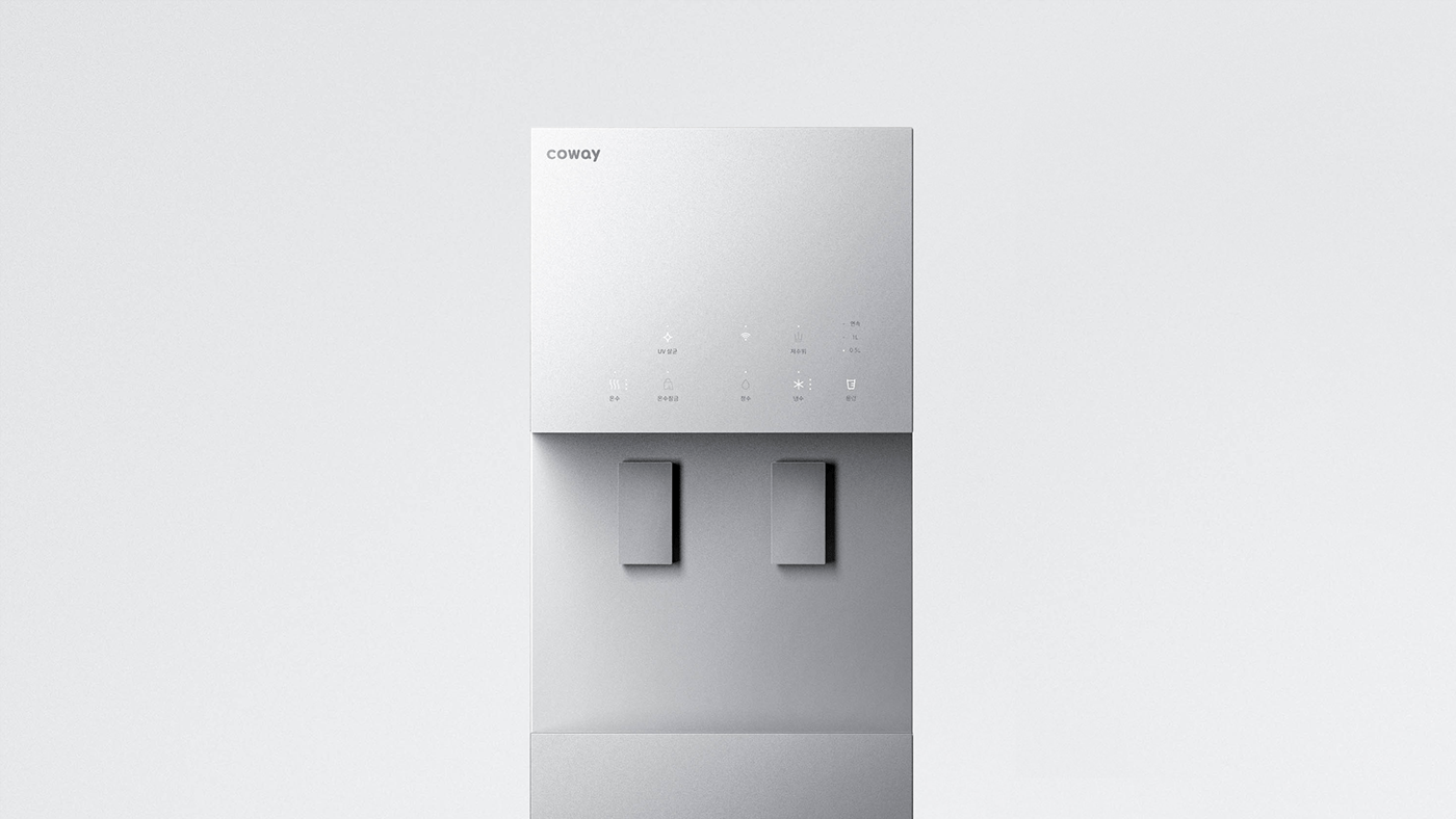Water purifier，Seamless design，Minimalist design ，