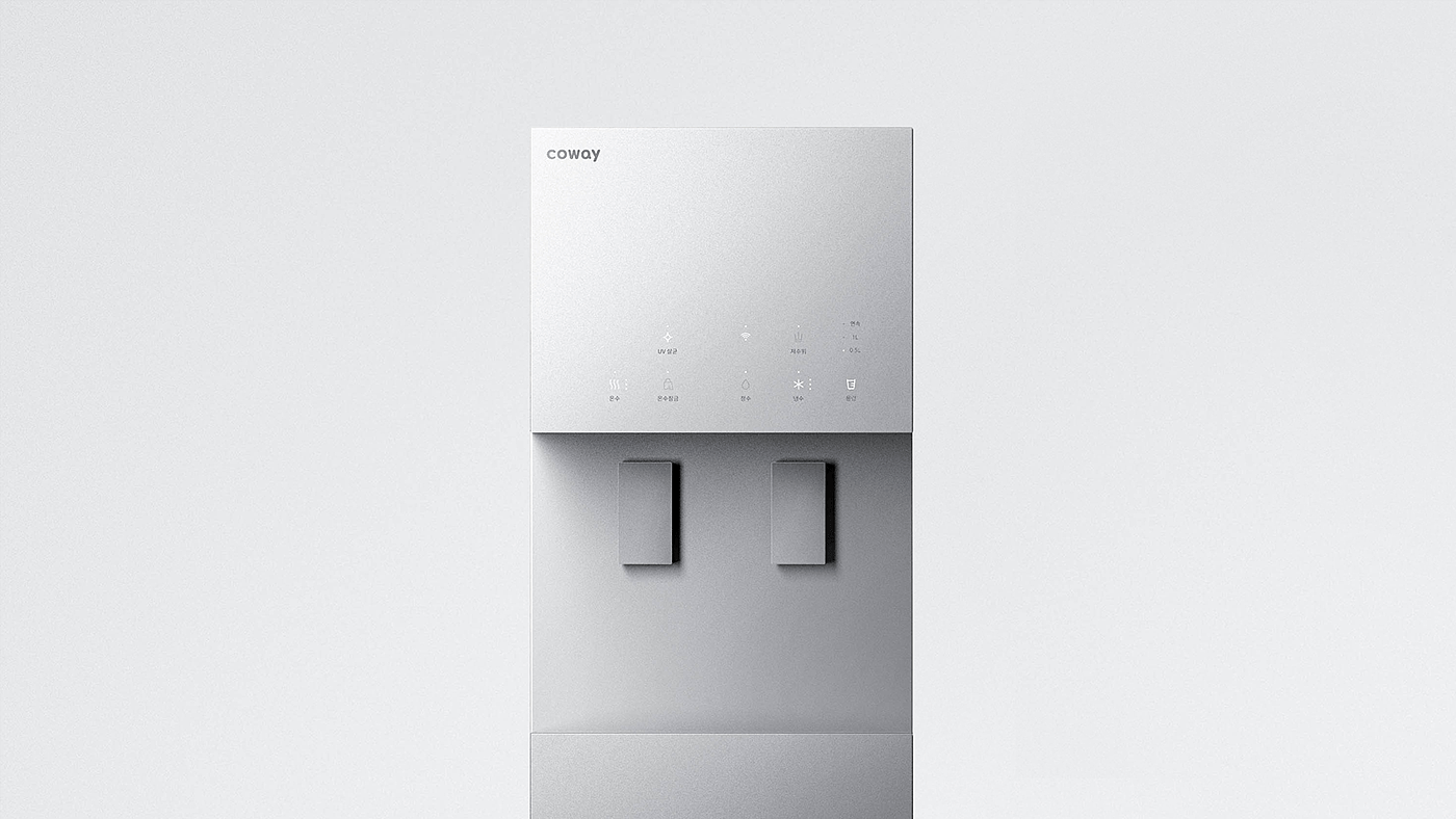 Water purifier，Seamless design，Minimalist design ，