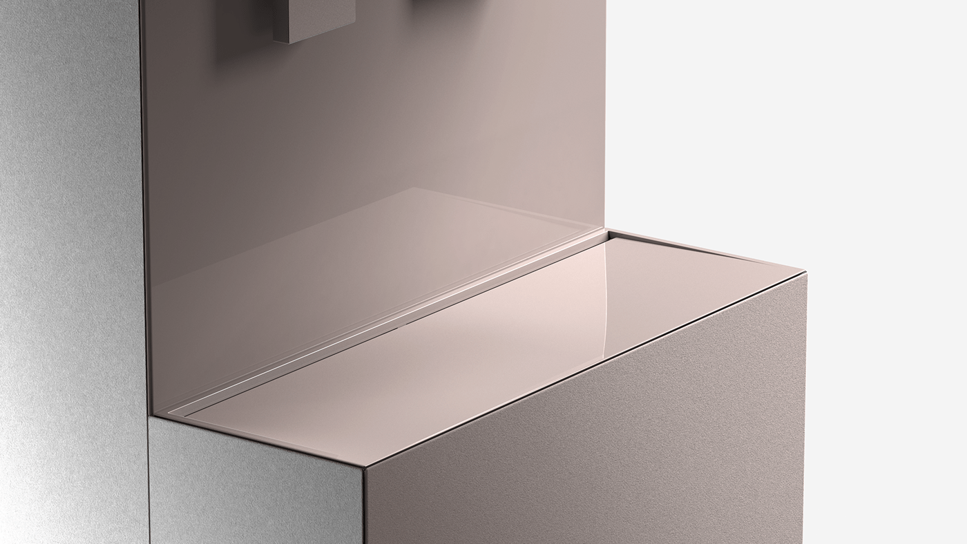 Water purifier，Seamless design，Minimalist design ，