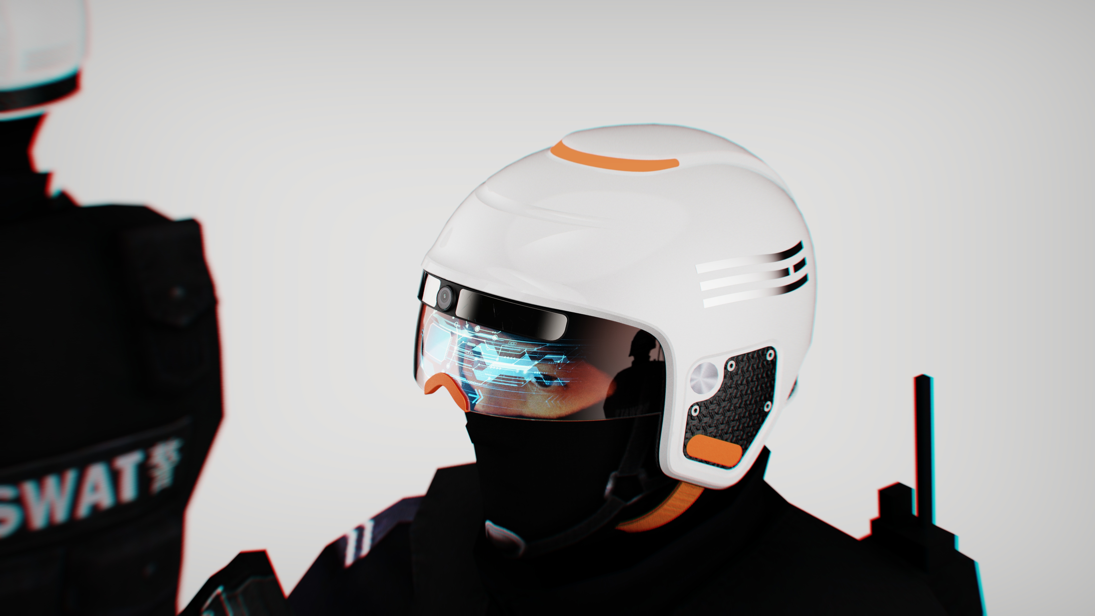 Helmet，Smart helmet，Police Helmet，Holographic Helmet，The Future Helmet，Technology Helmet，Intelligent Helmet for Driving Assistance，