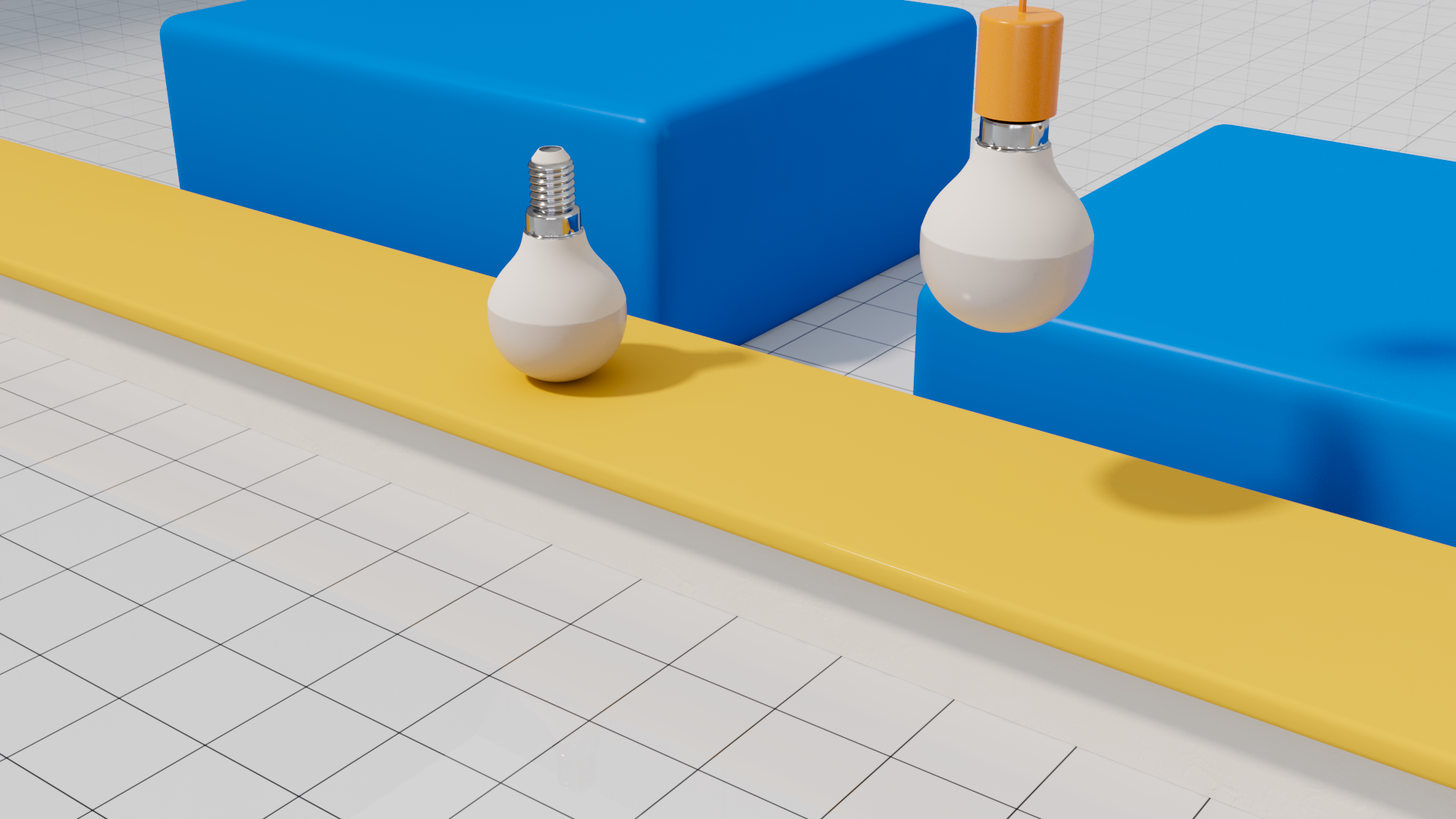 Product animation，Light bulb:，small home appliances，
