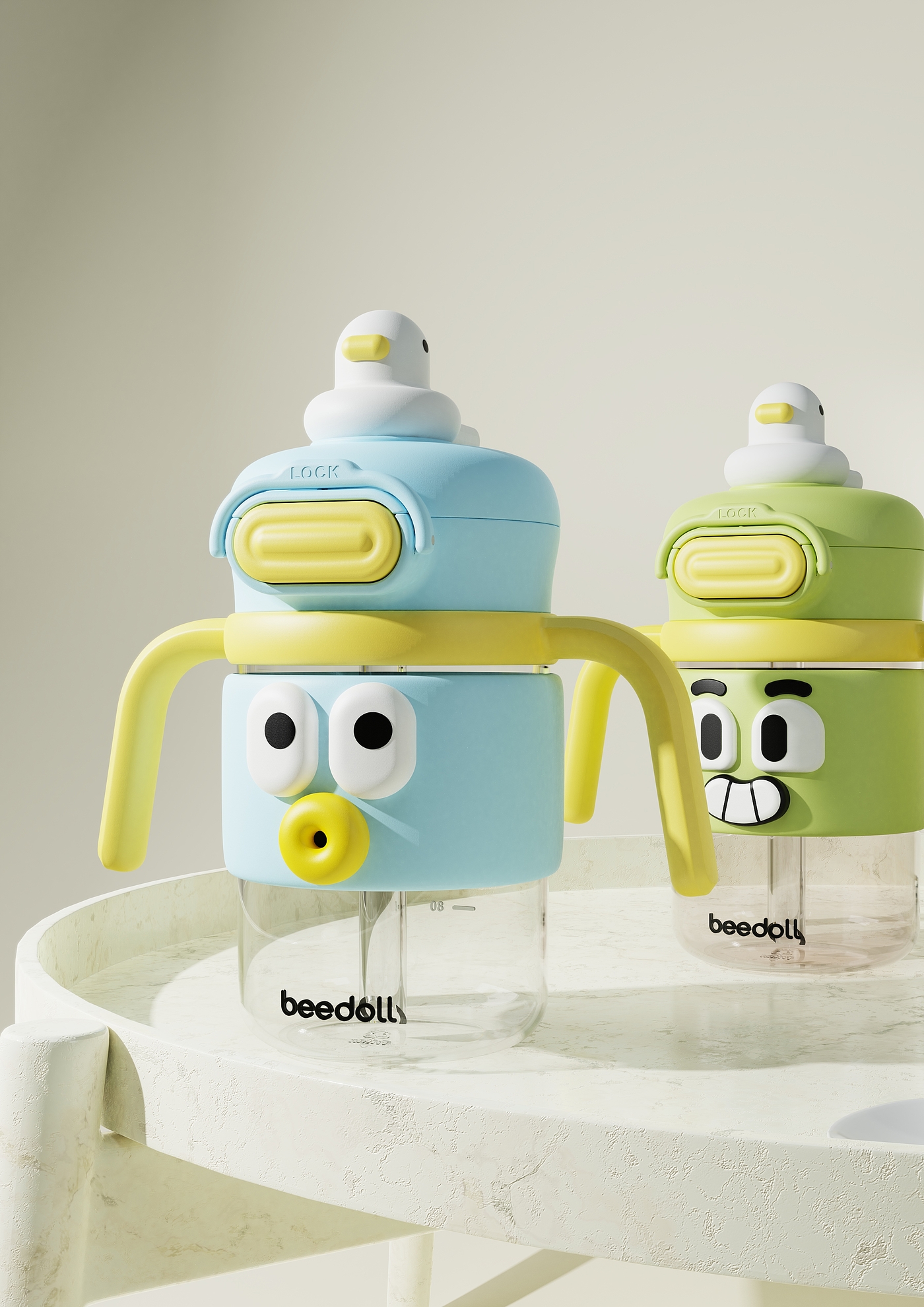 Water cup，Double drink，children，Straw cup，feeding bottle，coffee cup，milk cup，Strap water cup，