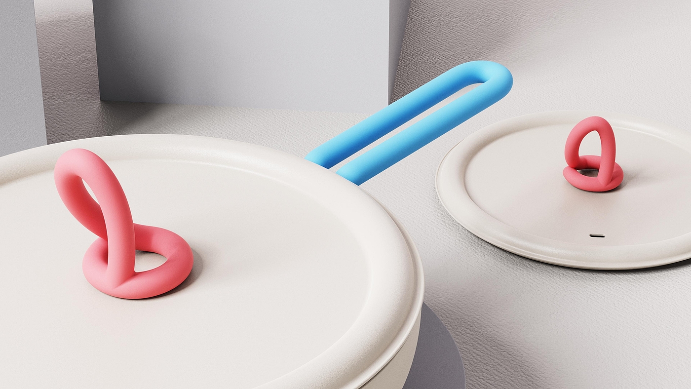 Pot design，Childlike style，