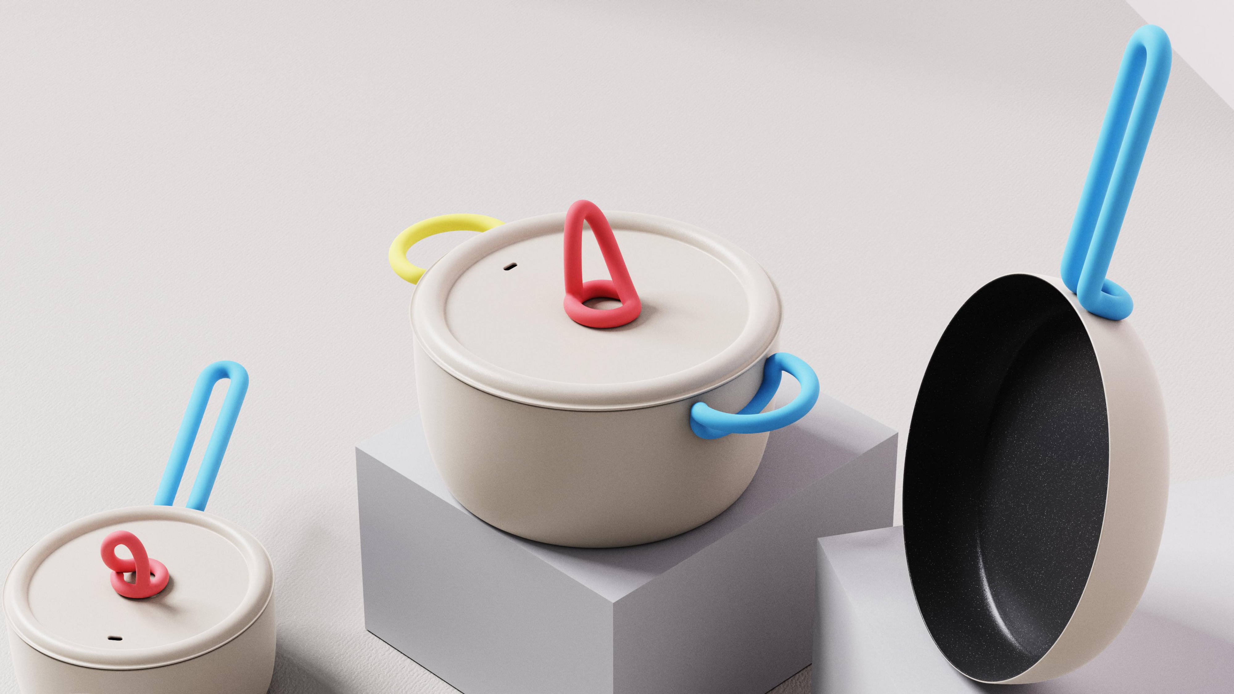 Pot design，Childlike style，