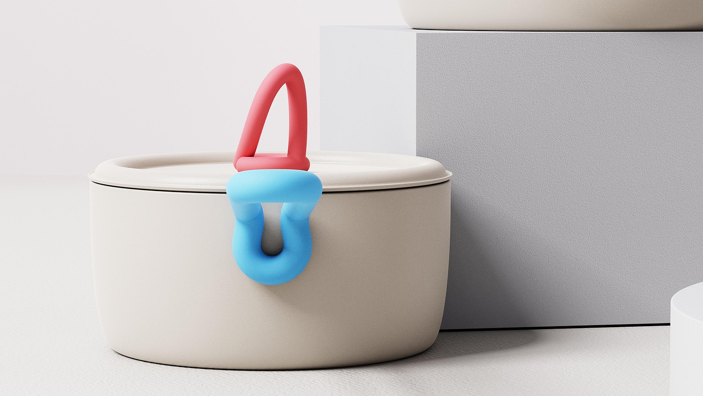 Pot design，Childlike style，