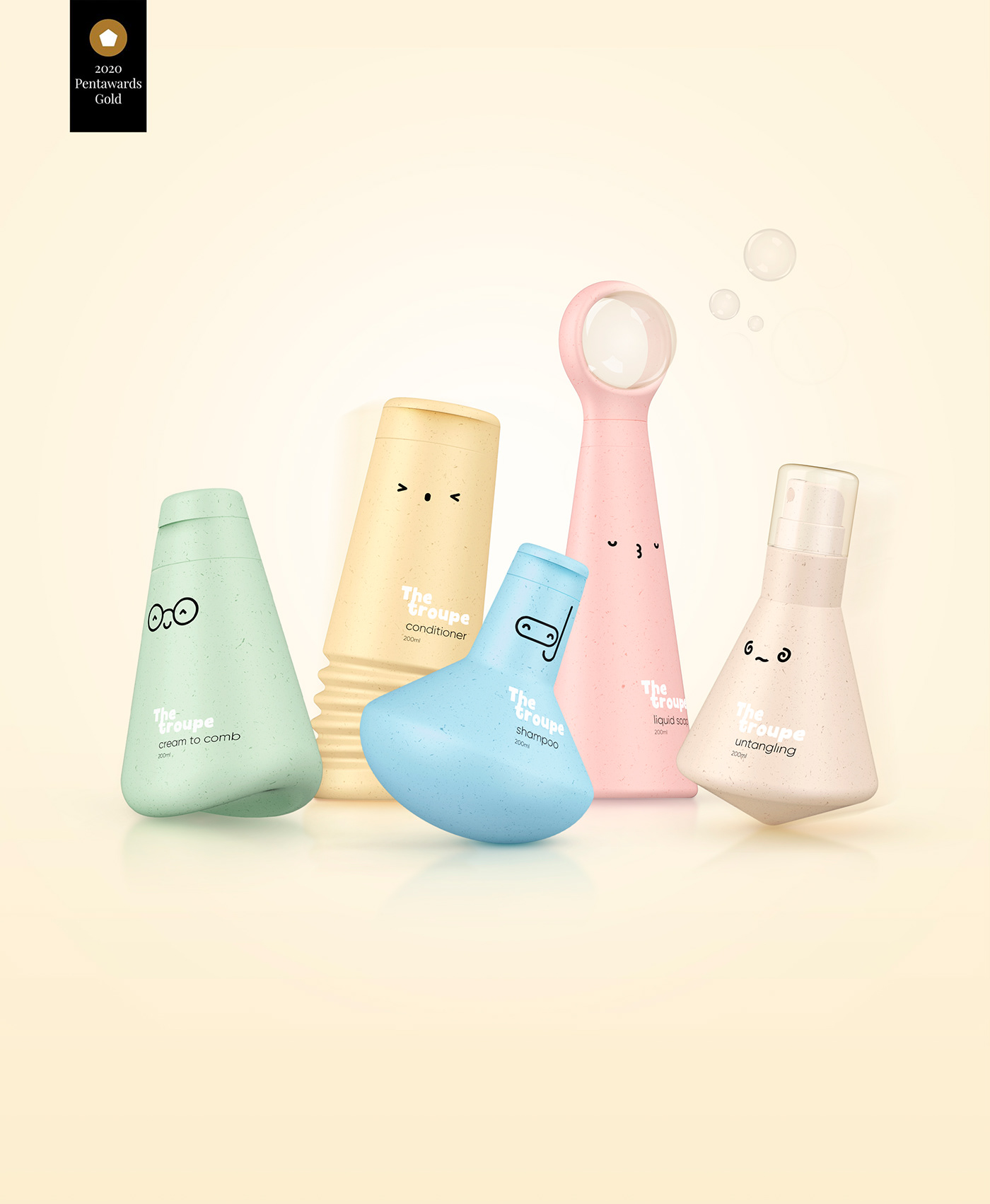 The troupe，Maternal and infant products，packing design，Children's Bath Products，