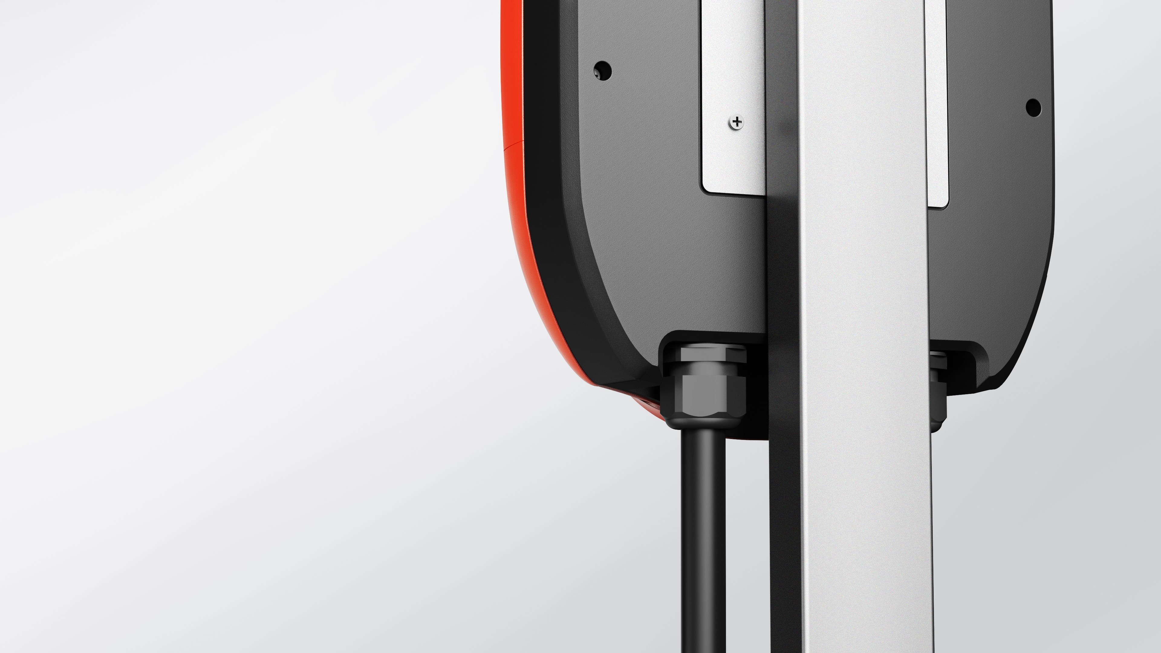 Electric vehicle charging pile，midfielder，streamline，Simplicity，fashion，