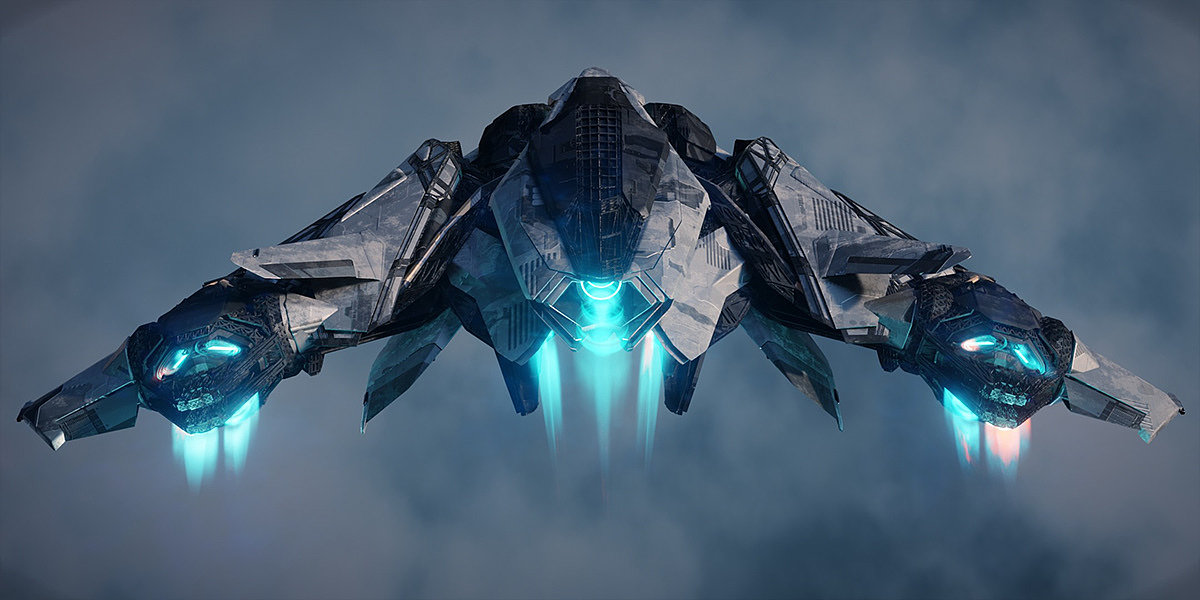 aircraft，Jet aircraft，science fiction，Yingweida，