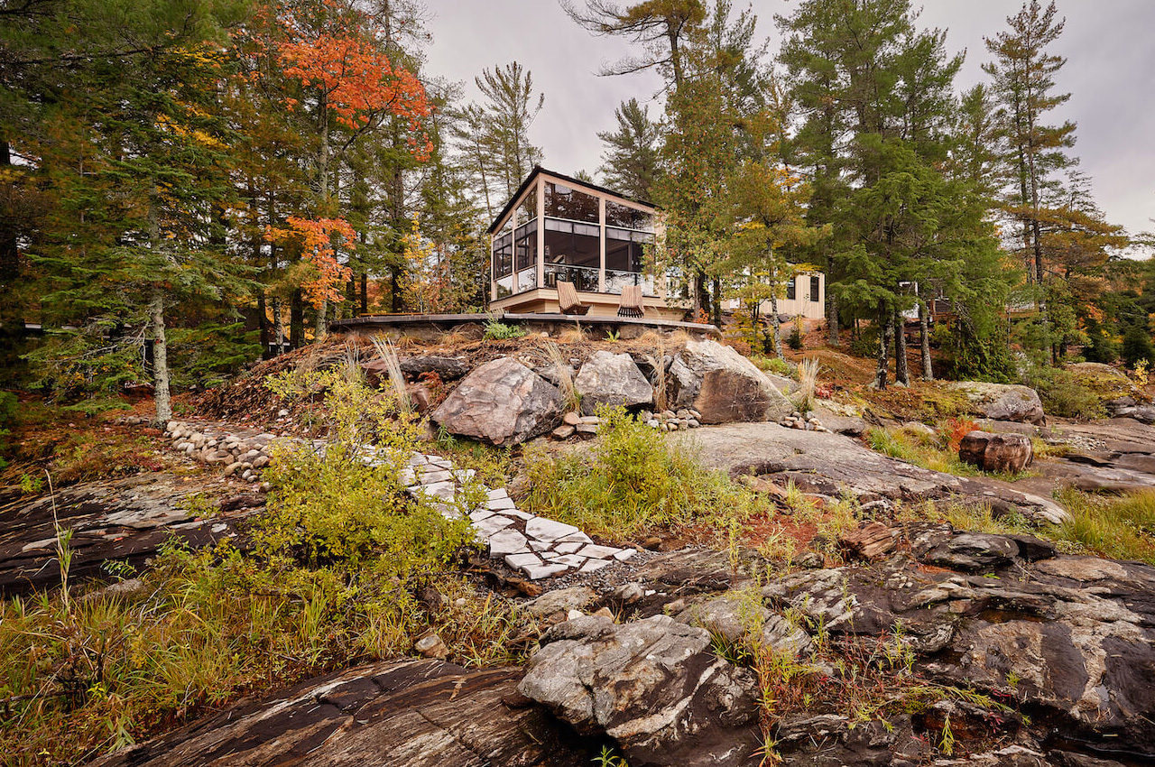 Wooden house，villa，Lakeside，