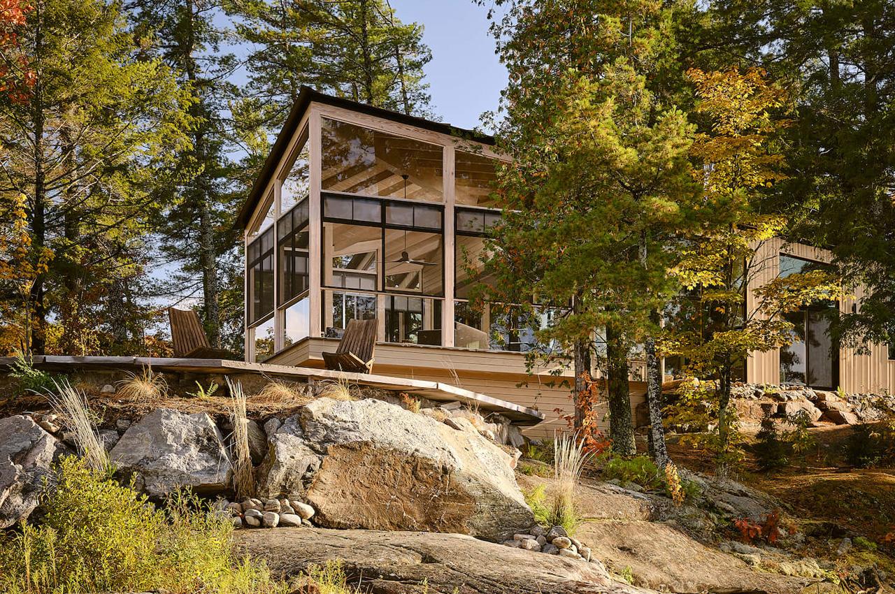 Wooden house，villa，Lakeside，