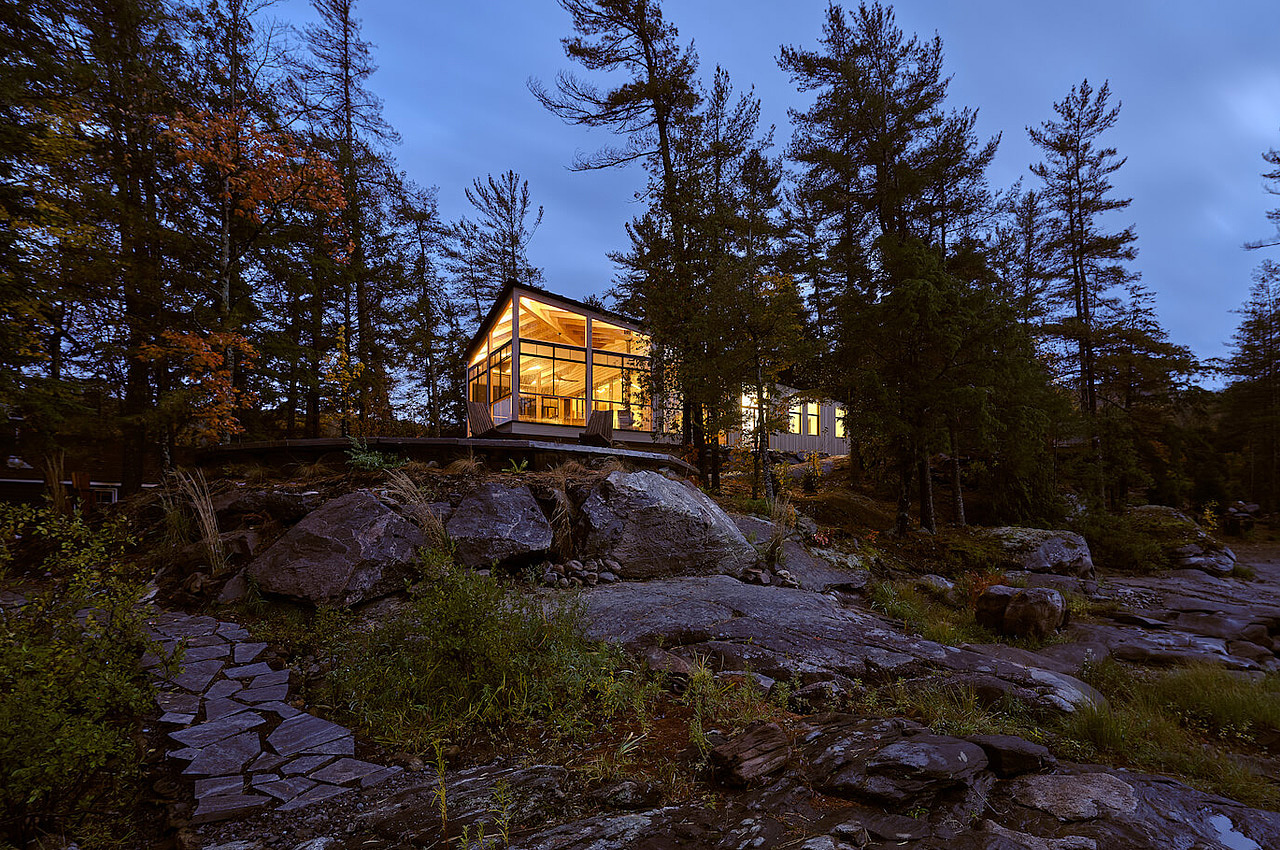 Wooden house，villa，Lakeside，