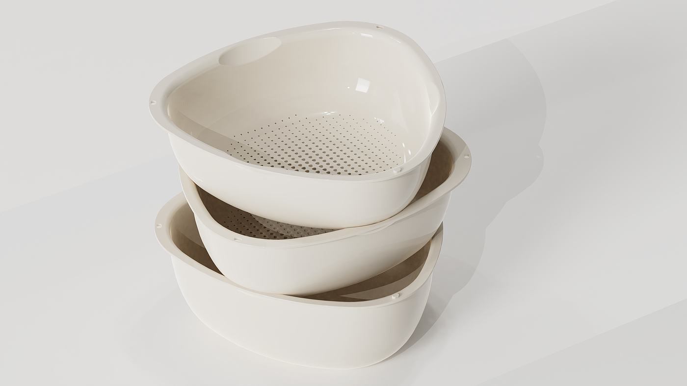 Drain basket，Modular design，product design，Modeling design，Commodity Design，Storage design，Kitchen supplies，