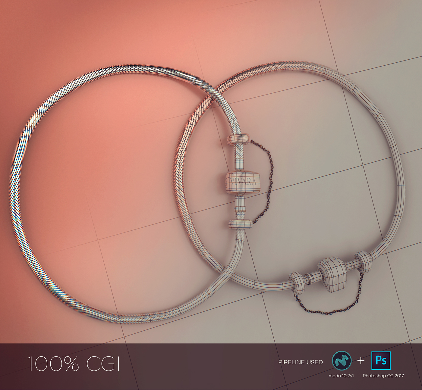 Jewelry Design ，Modeling and rendering，Electronic Art，