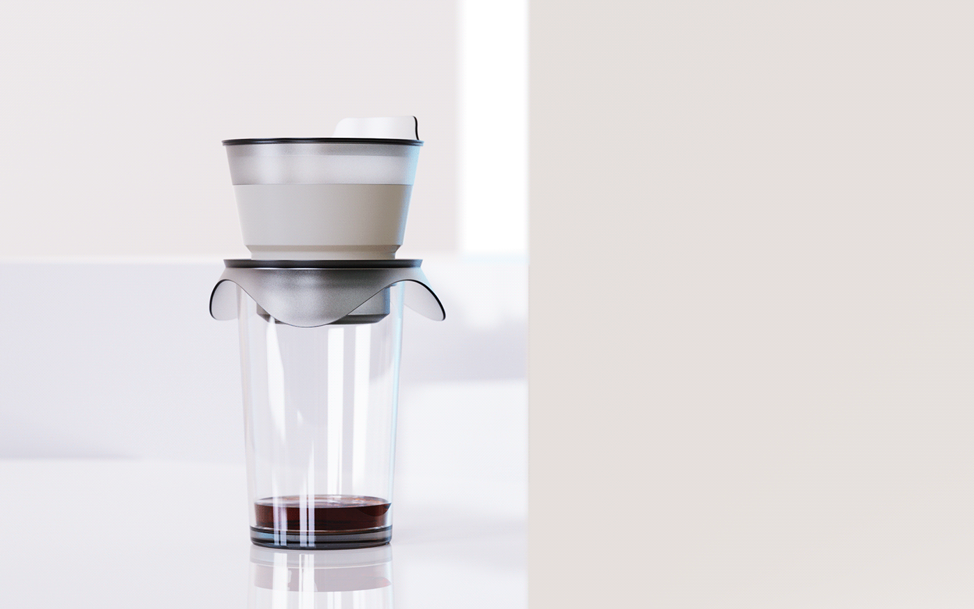 Coffee Filtration，phin，glass，Water cup，coffee cup，