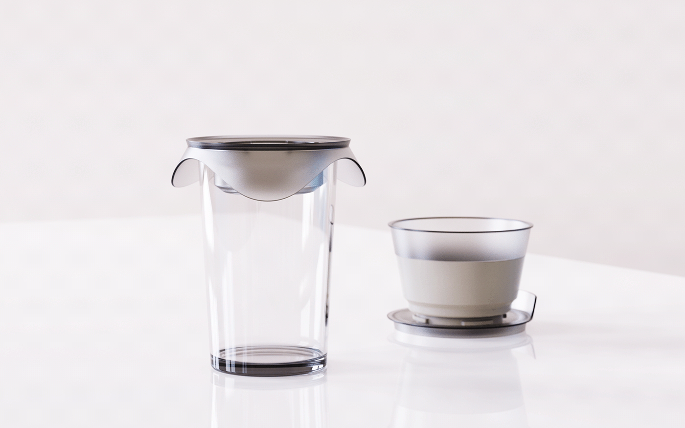 Coffee Filtration，phin，glass，Water cup，coffee cup，