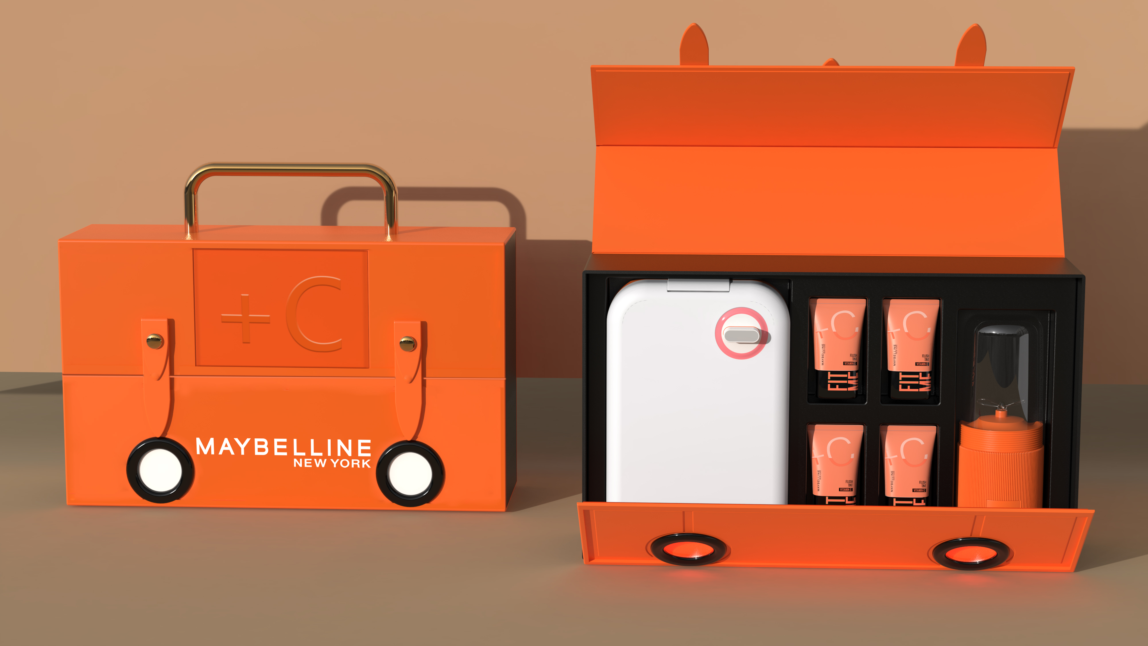 Beauty peripheral packaging design，