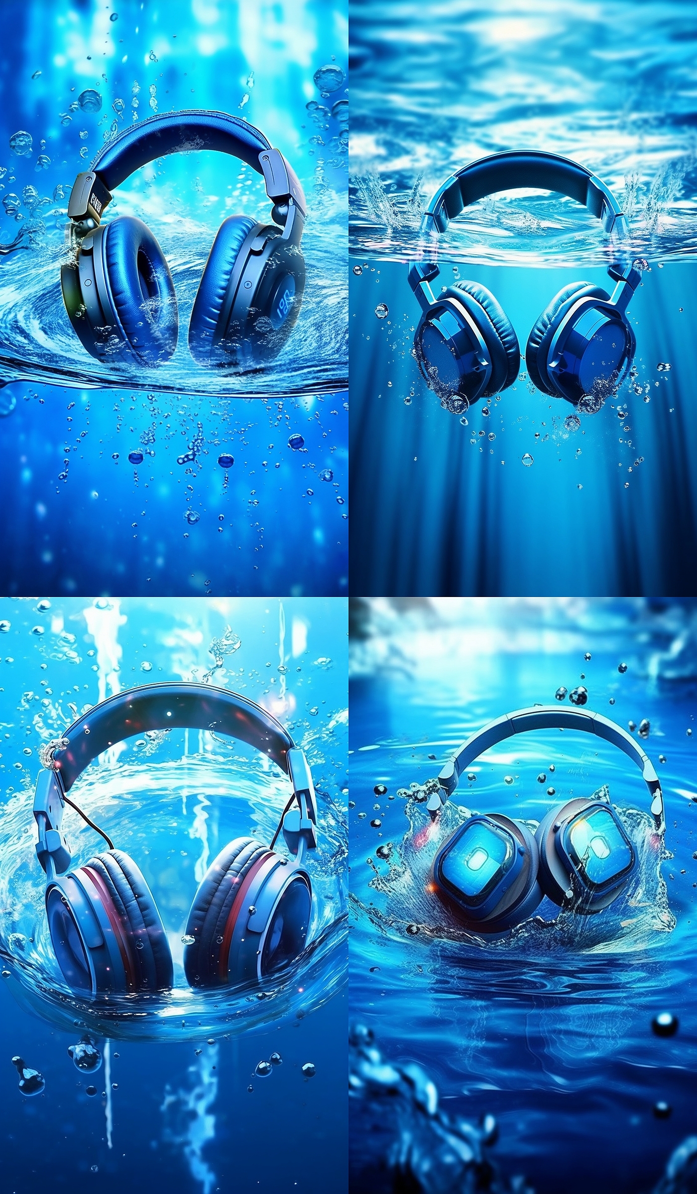 ai，midjourney，Product rendering，Headphone rendering，