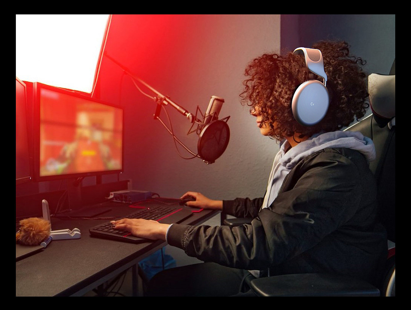 headset，headset，Logitech，Game headset，