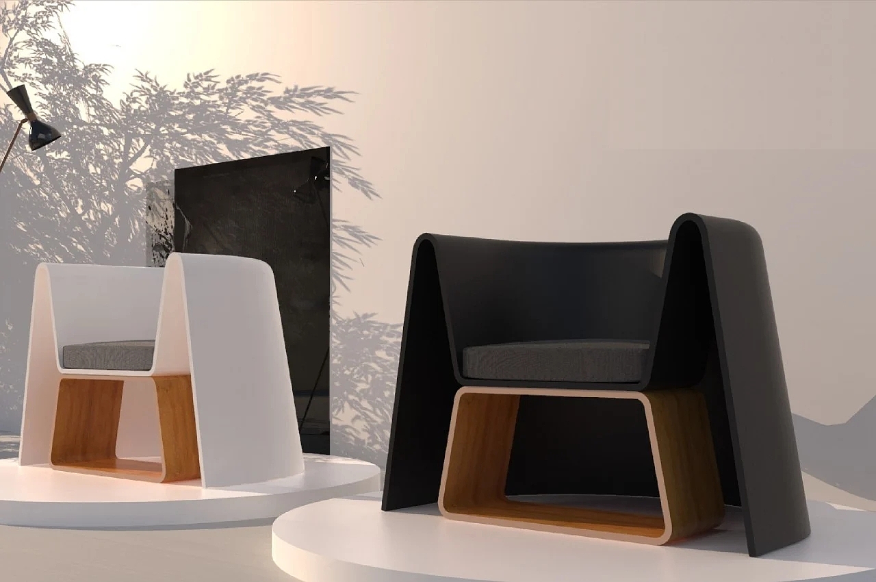 Sofa chair，chair，Minimalism，cone，