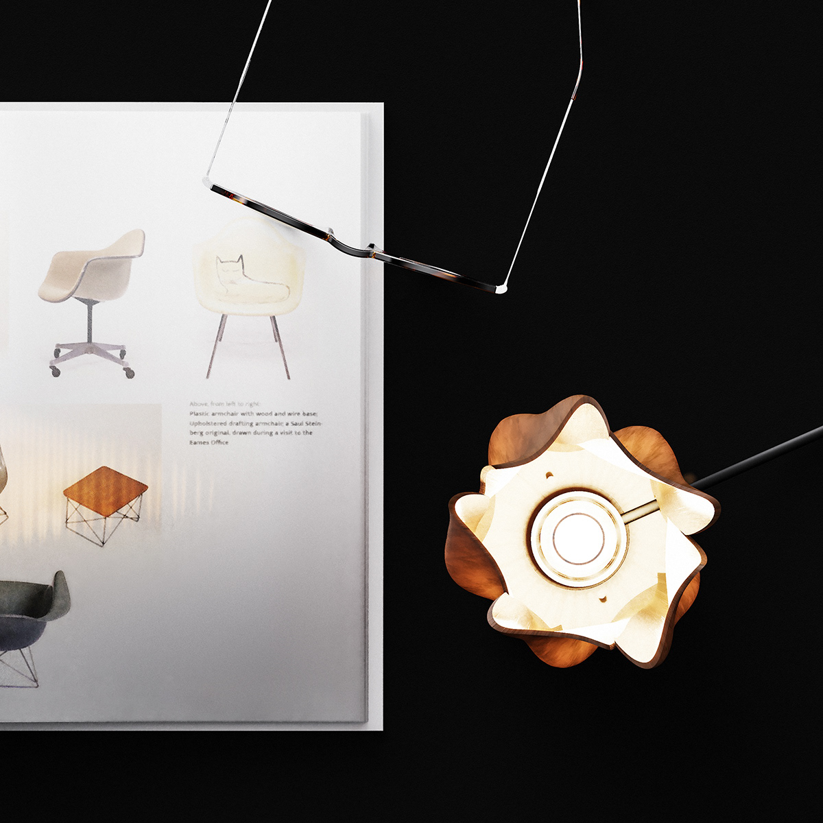 Desk lamp，light，warm，Twist，