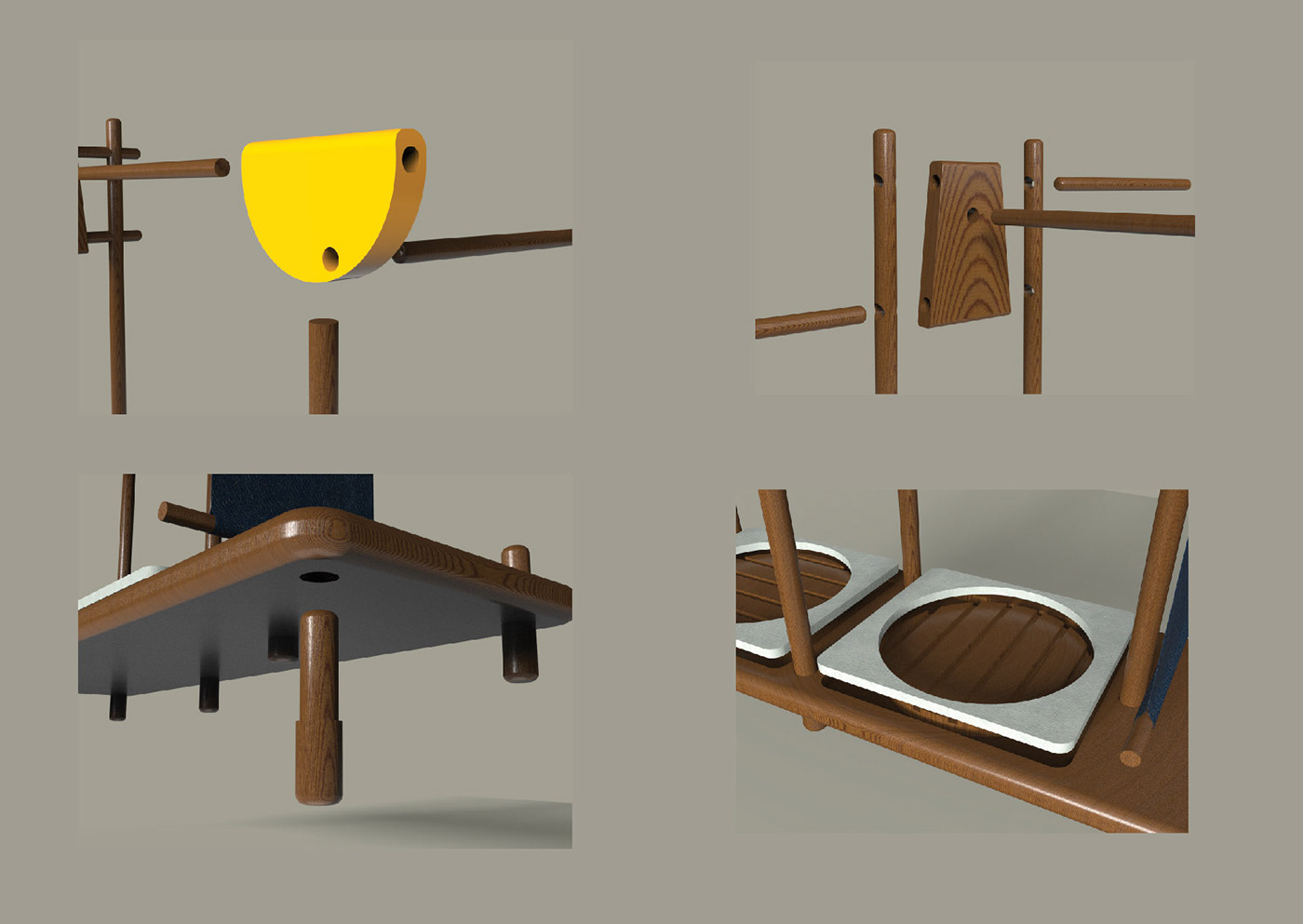 Bamboo，coat hanger，multi-function，INDIGO，