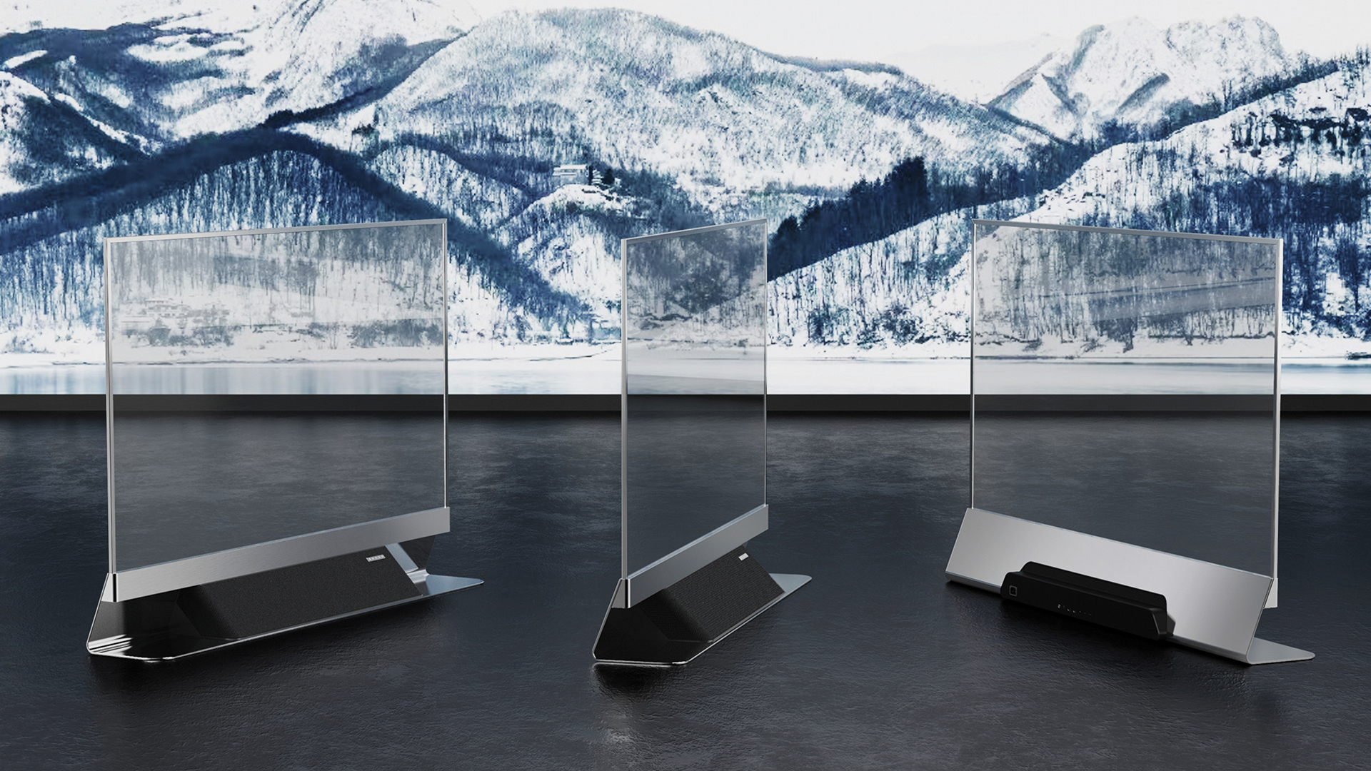 Television，Transparent TV，Smart appliances，industrial design，Structural design，