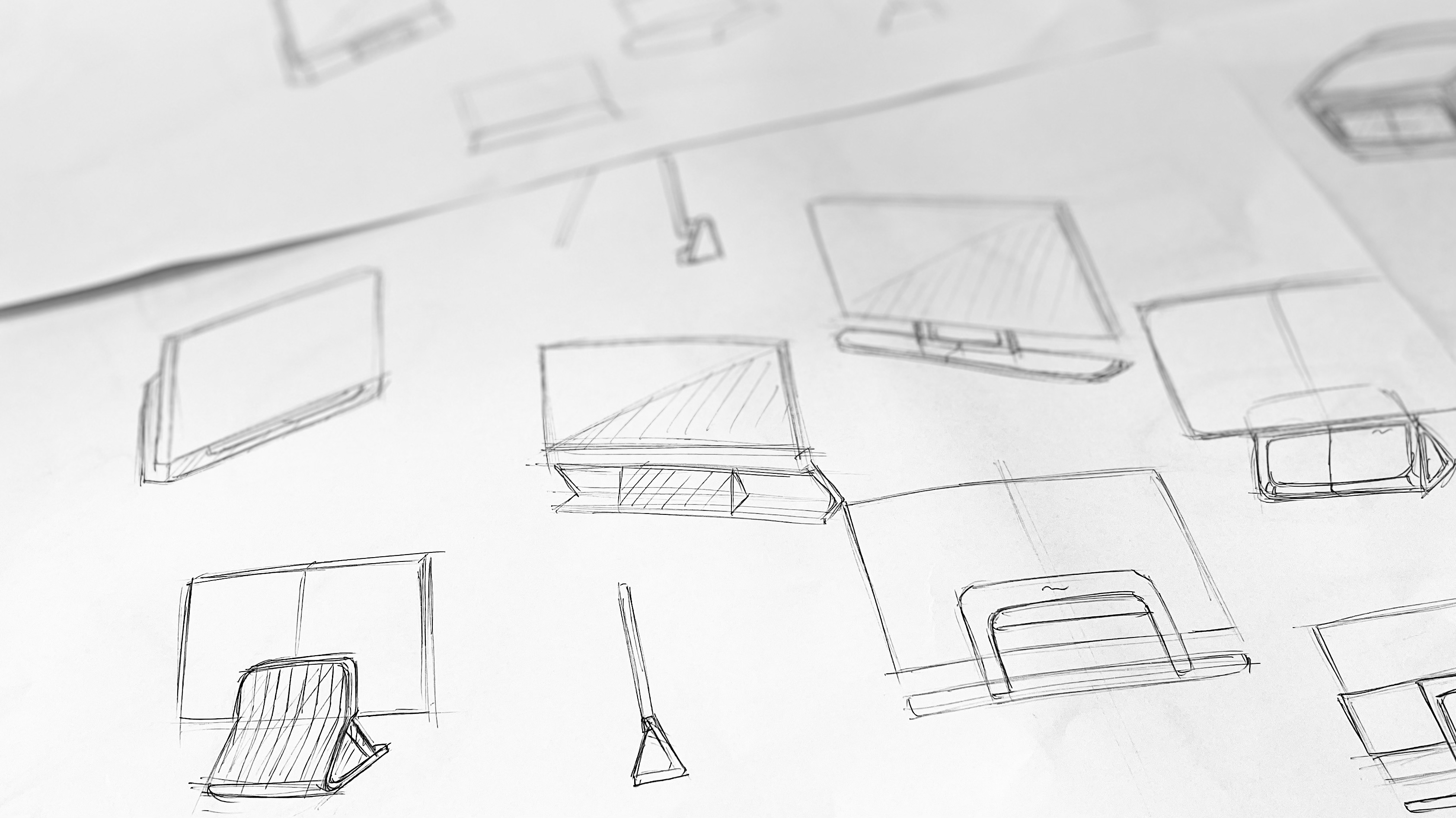 Television，Transparent TV，Smart appliances，industrial design，Structural design，