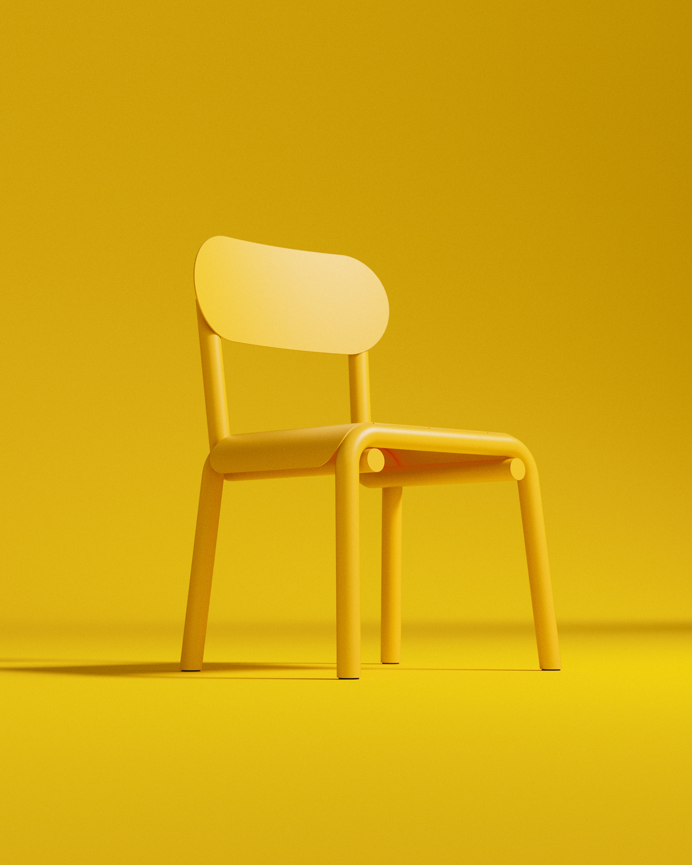 Tone Chair，chair，Minimalist，soft，Pipe，