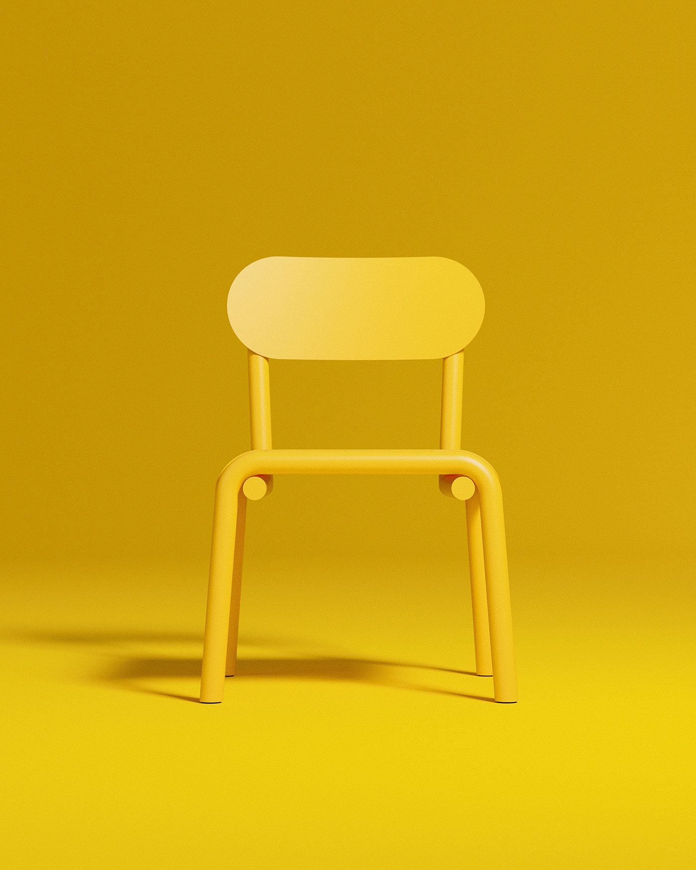 Tone Chair，椅子，极简，柔和，管材，