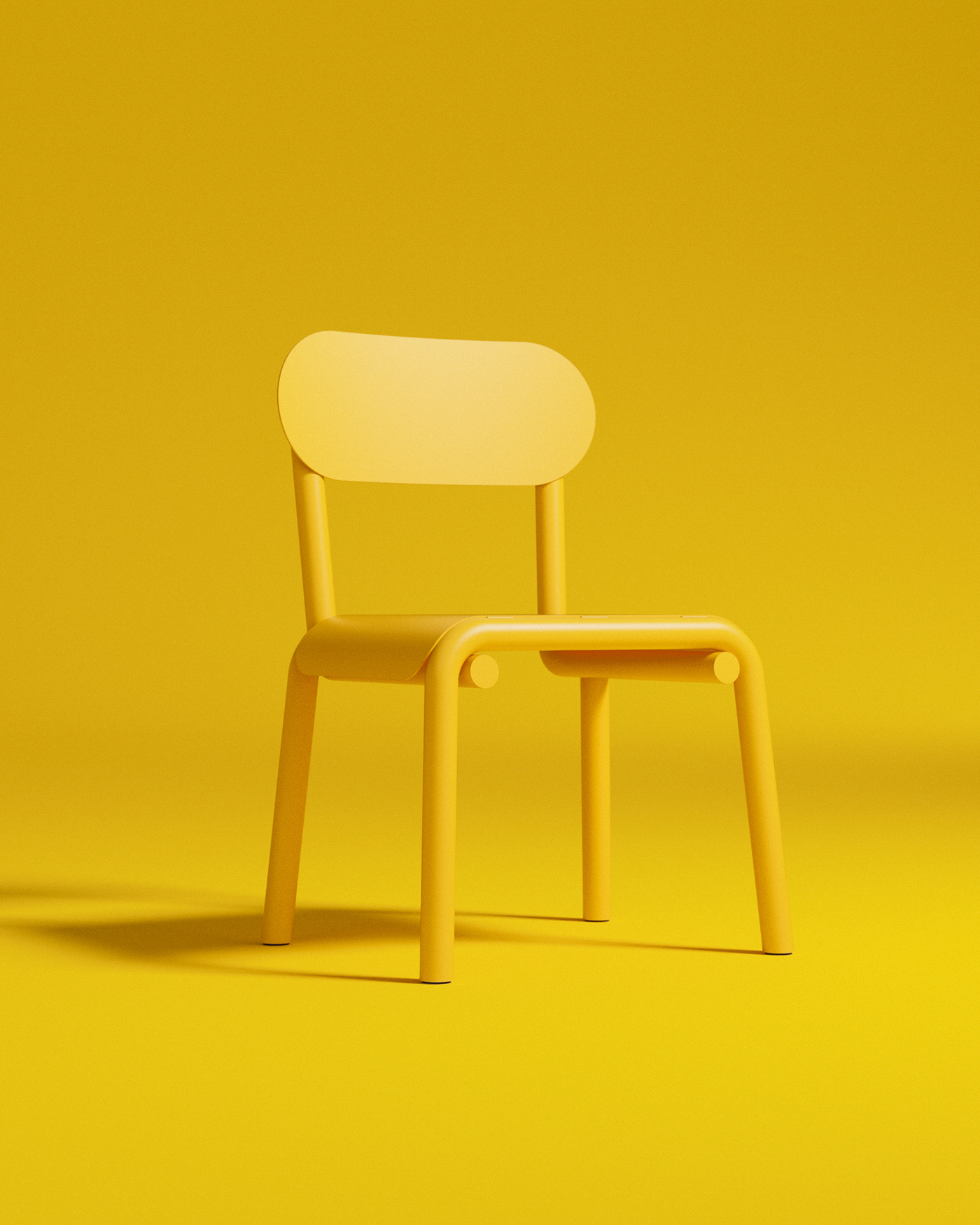 Tone Chair，chair，Minimalist，soft，Pipe，