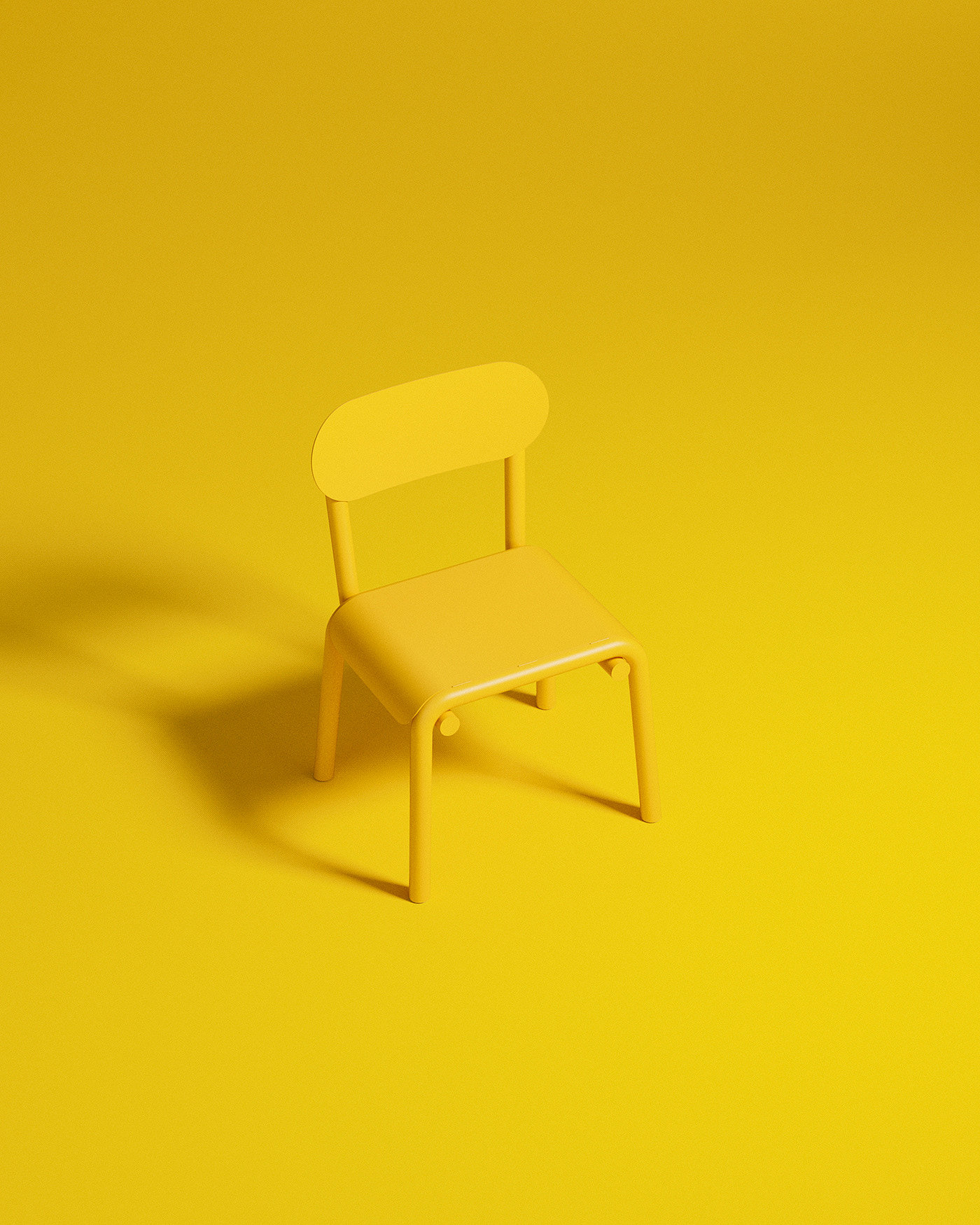 Tone Chair，椅子，极简，柔和，管材，