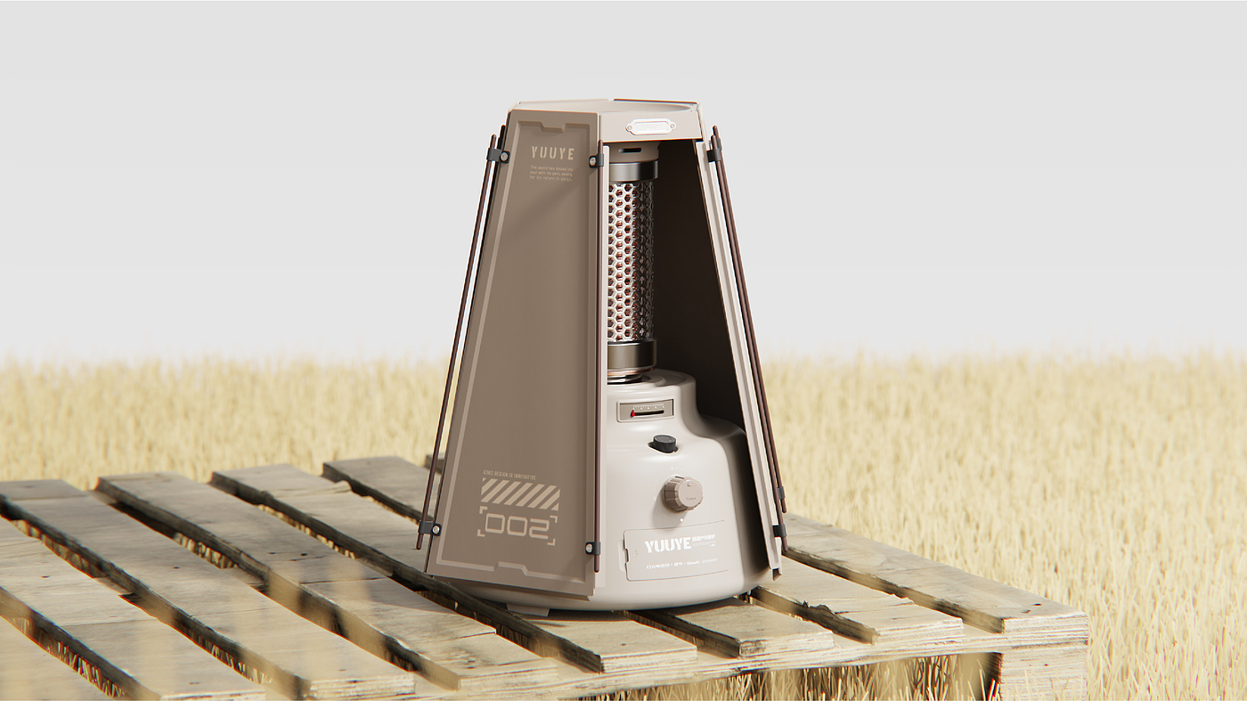 Keyshot rendering，modeling，product design，sample reels，industrial design hi，product design，camping，heater，