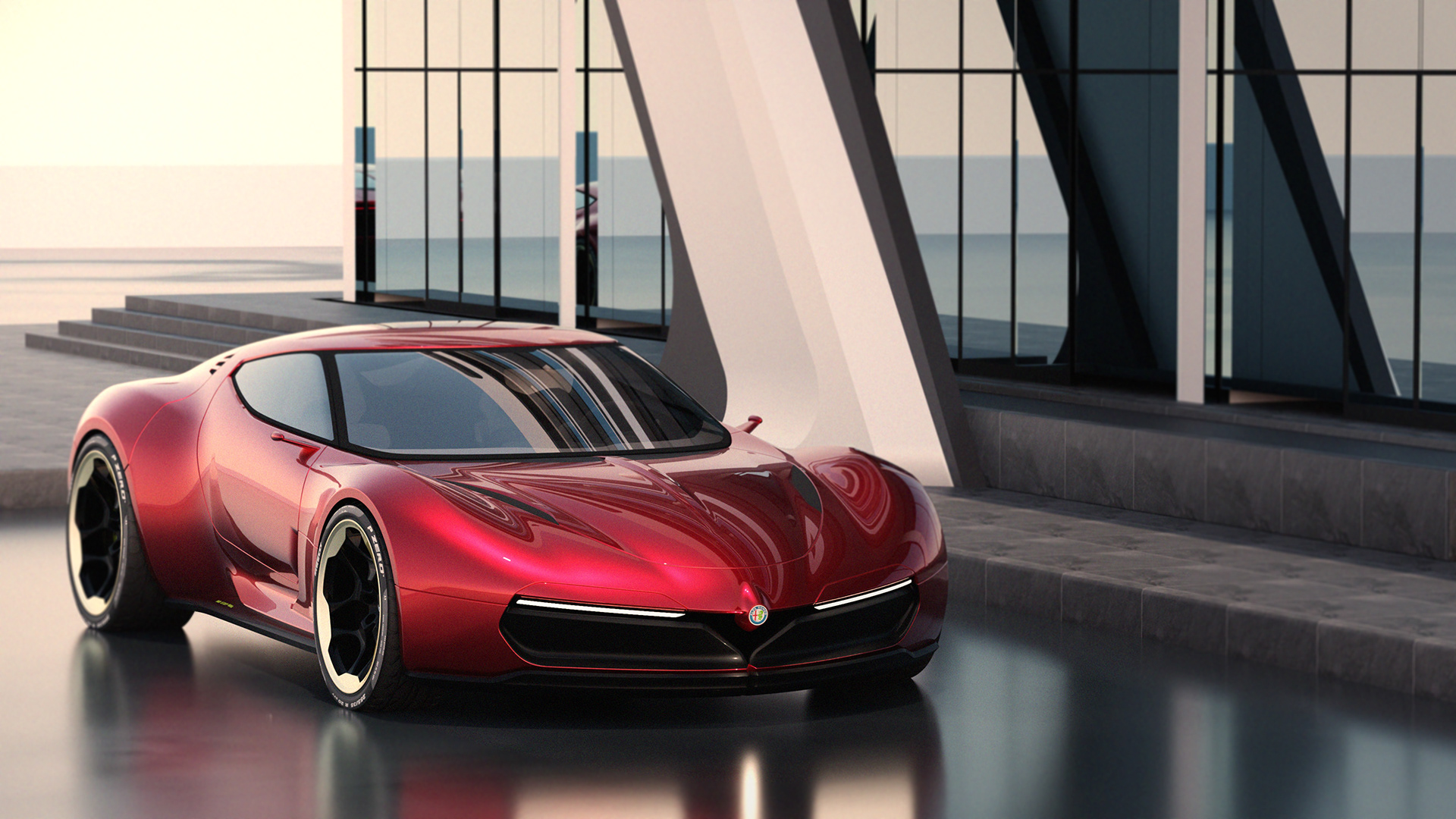 Sports car，Coupe，Electric vehicle，