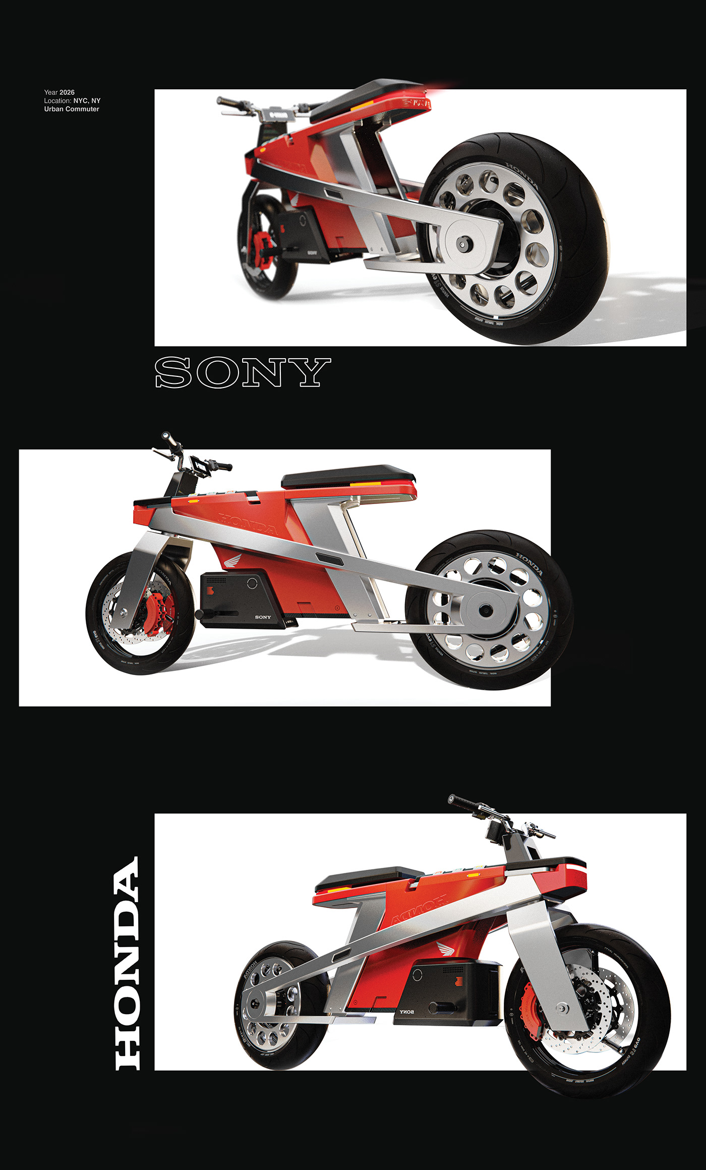 motorcycle，Electric vehicle，Render，