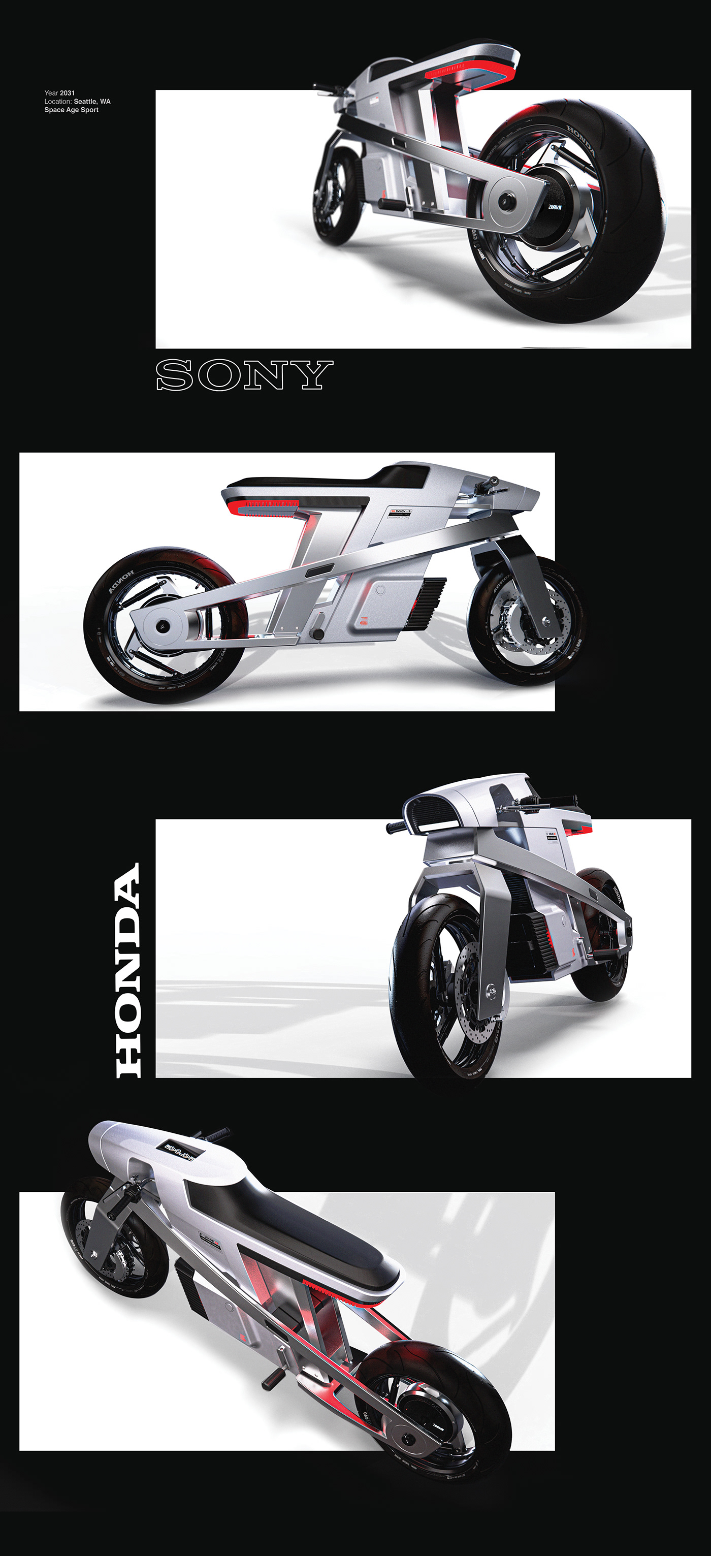 motorcycle，Electric vehicle，Render，