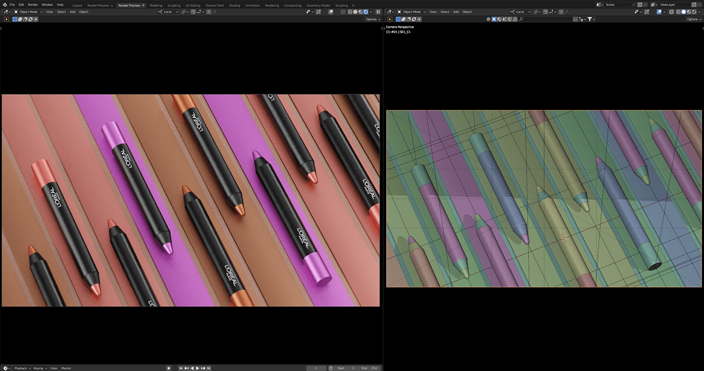 L'Oreal Paris，Lipstick，packing，