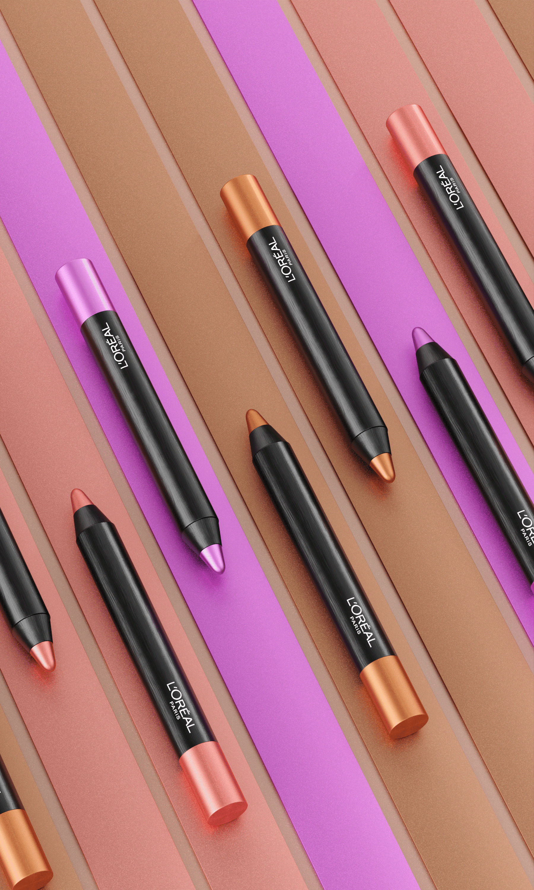 L'Oreal Paris，Lipstick，packing，