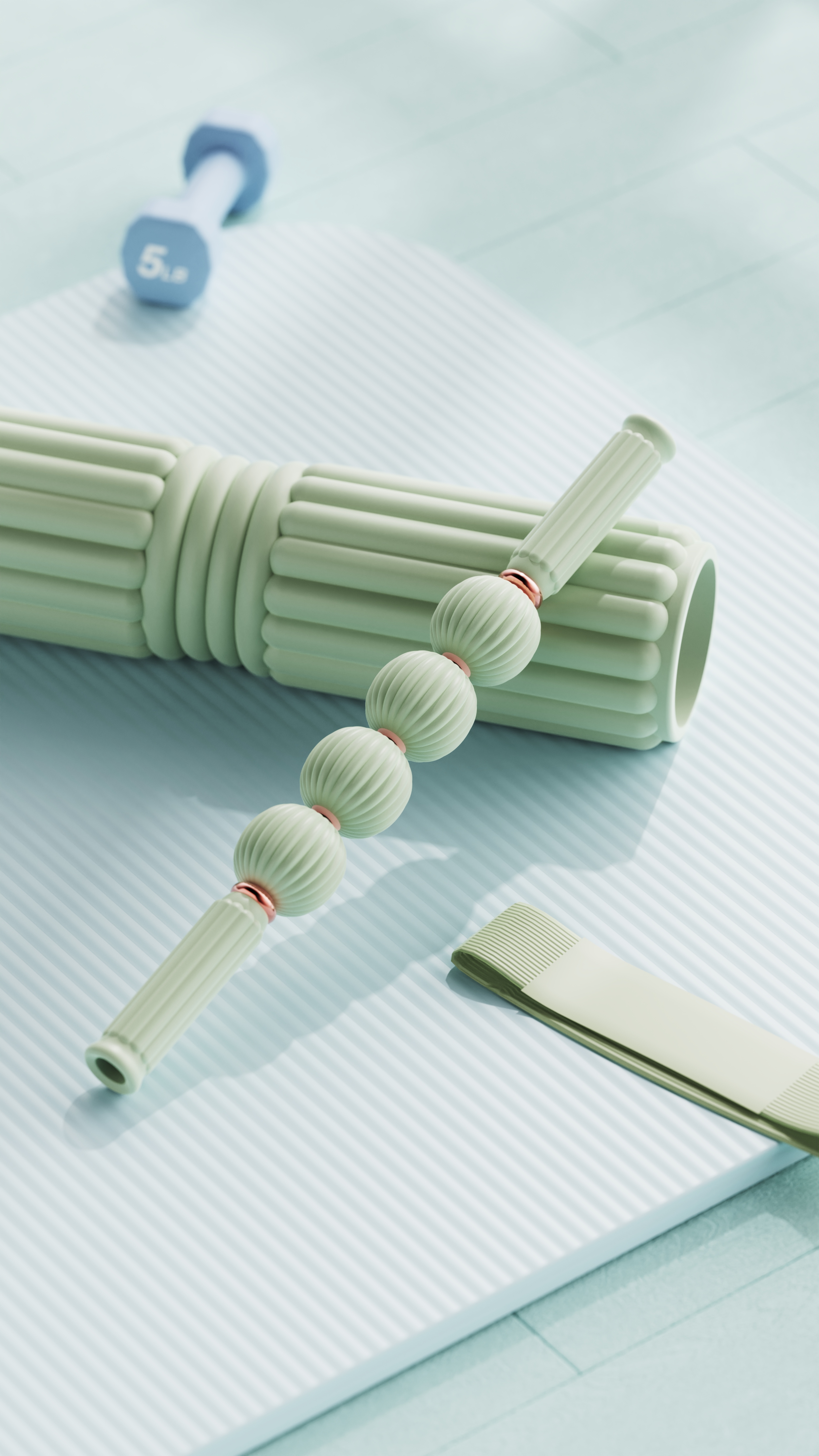 Bodybuilding，product design，Massage Kit，