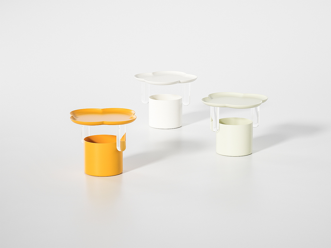 furniture design ，Side table，Cream wind，Cloud edge，