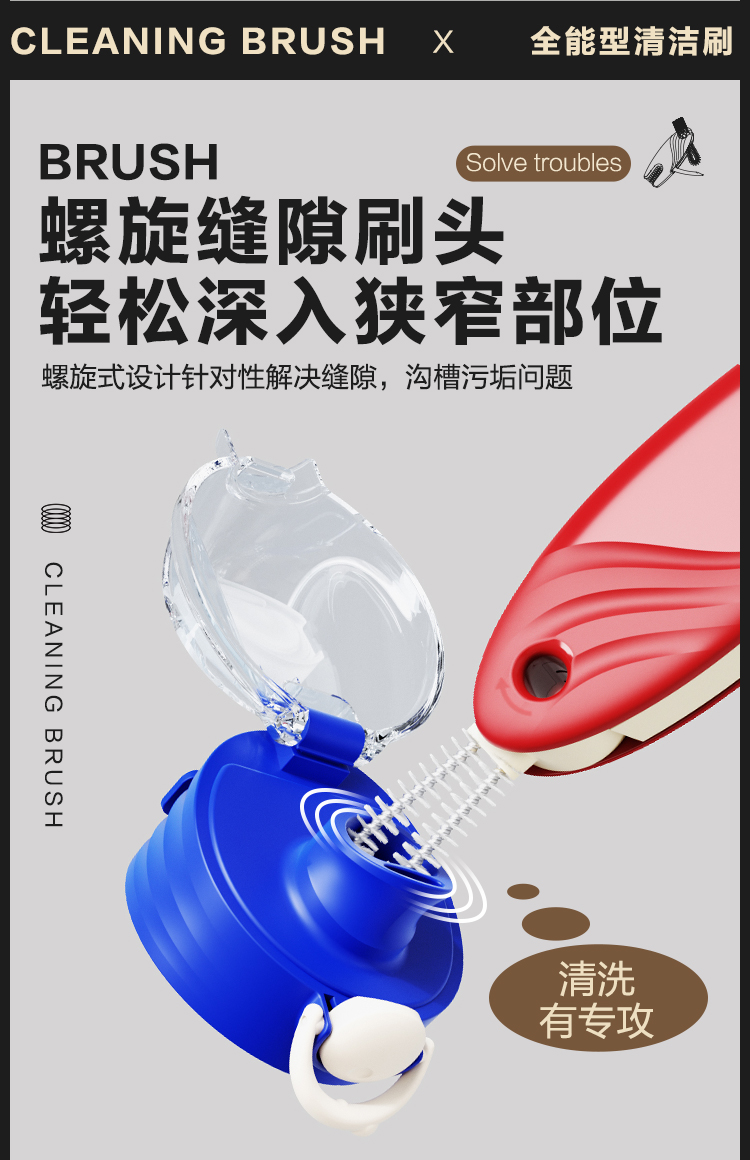 Bottle Brush, Cleaning Brush，