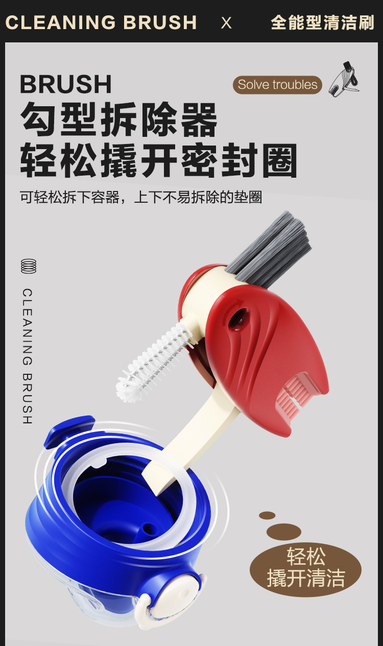 Bottle Brush, Cleaning Brush，