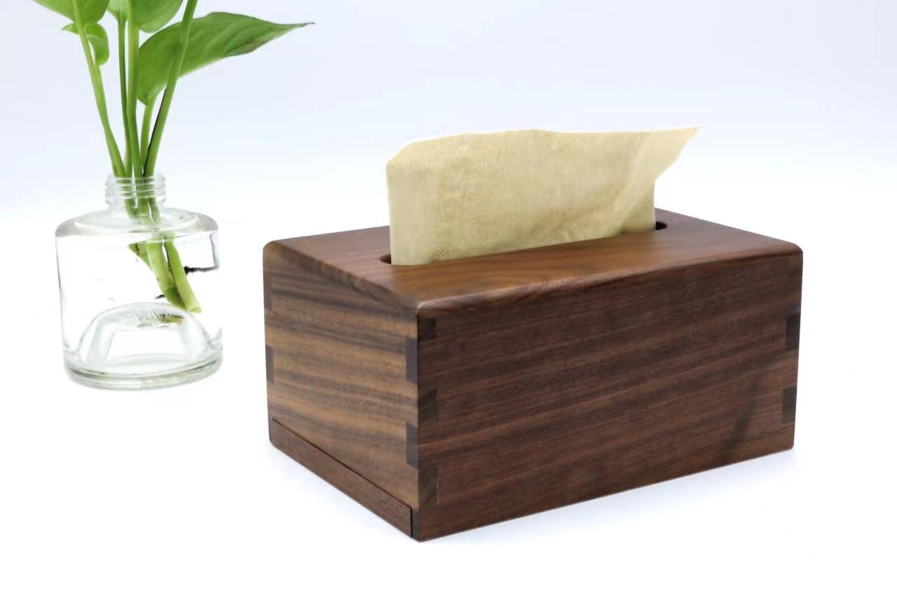 Black walnut，Desktop storage，